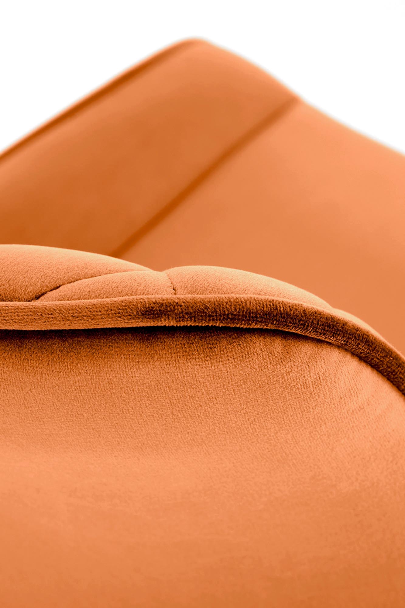 K520 jedálenská stolička, otáčacia, látka velvet, škoricová