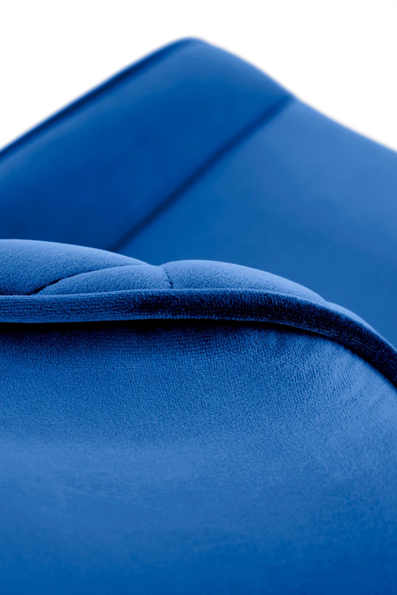 K520 jedálenská stolička, otáčacia, látka velvet, modrá