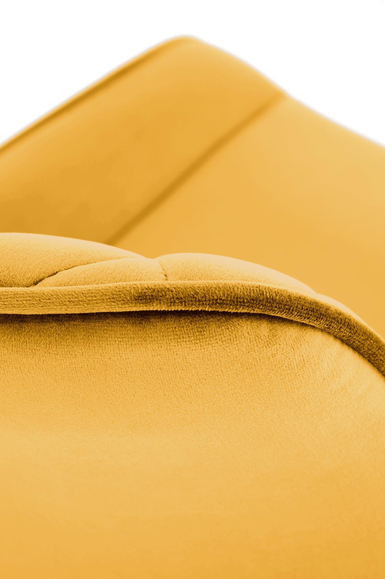 K520 jedálenská stolička, otáčacia, látka velvet, horčicová