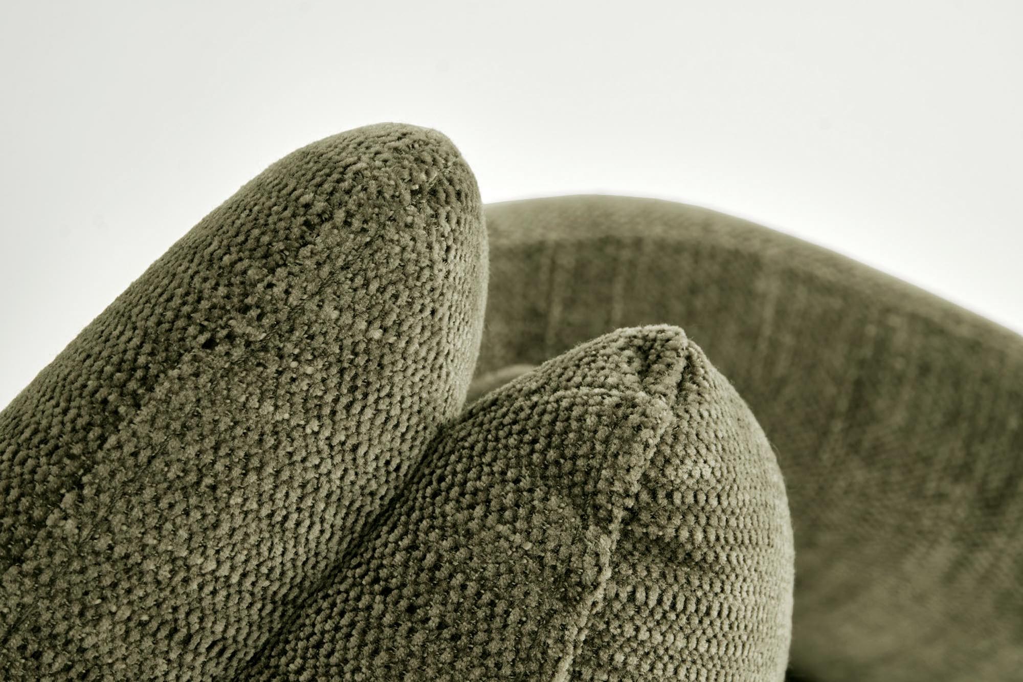 K495 jedálenská stolička, látka olivová