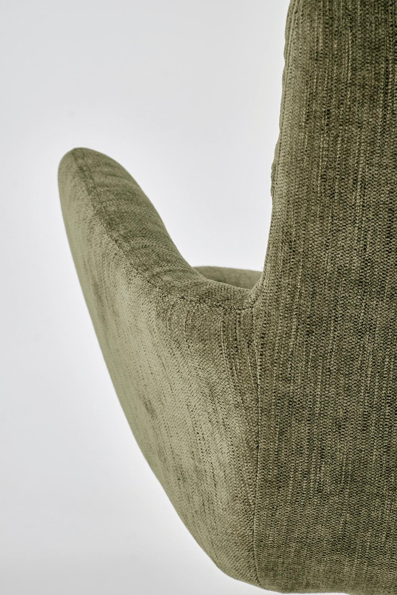 K495 jedálenská stolička, látka olivová