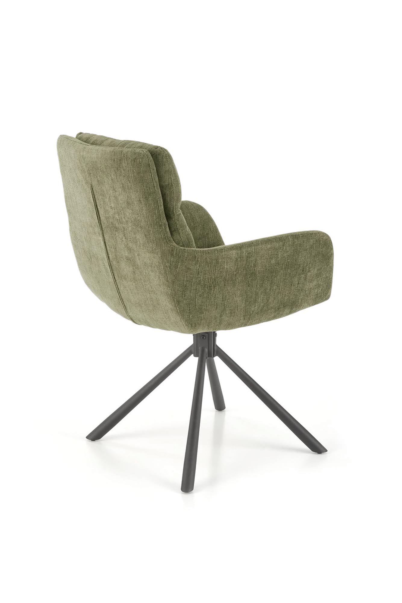 K495 jedálenská stolička, látka olivová