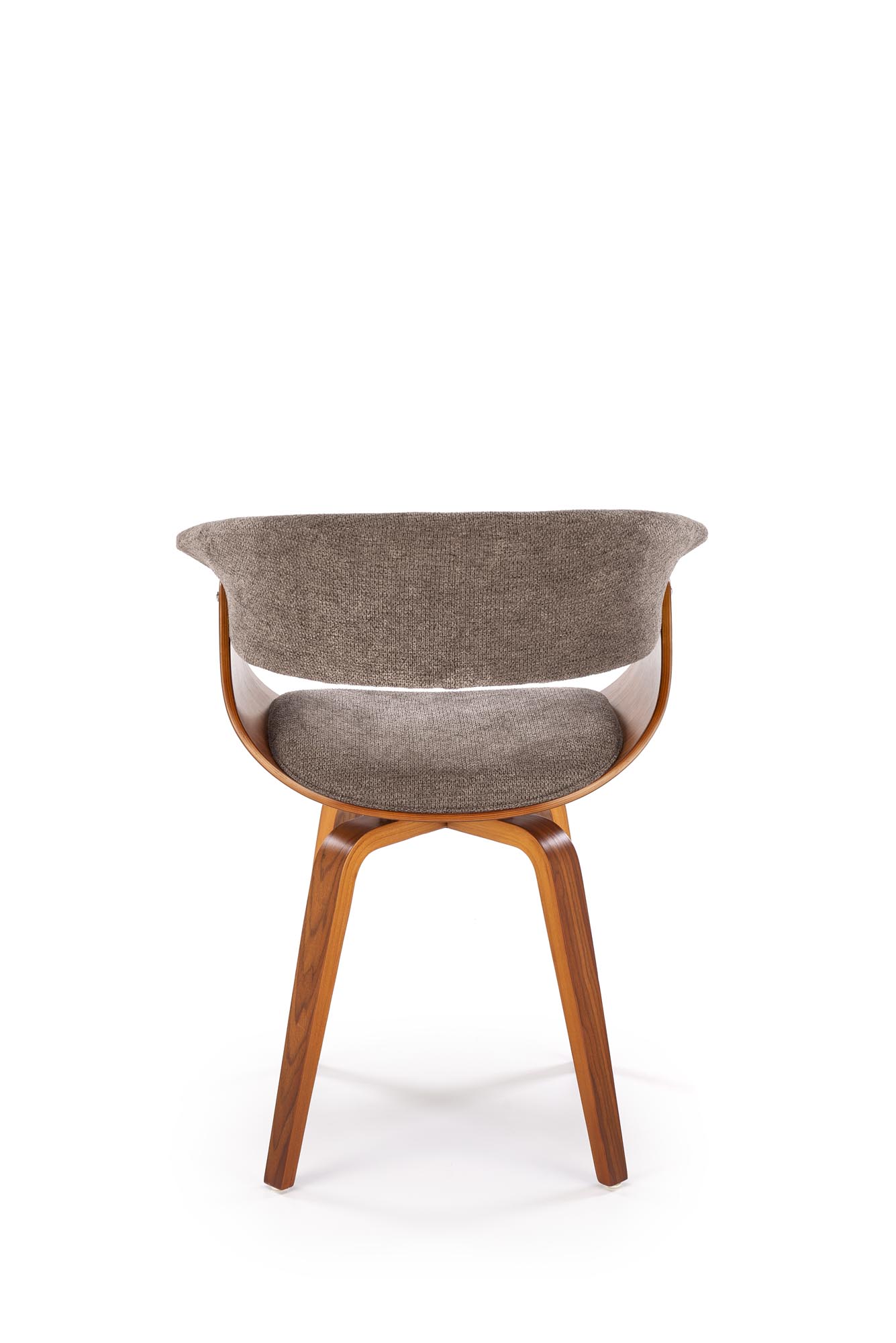 K545 jedálenská stolička,látka ARAGON/drevo, orechová/sivá ARAGON#97