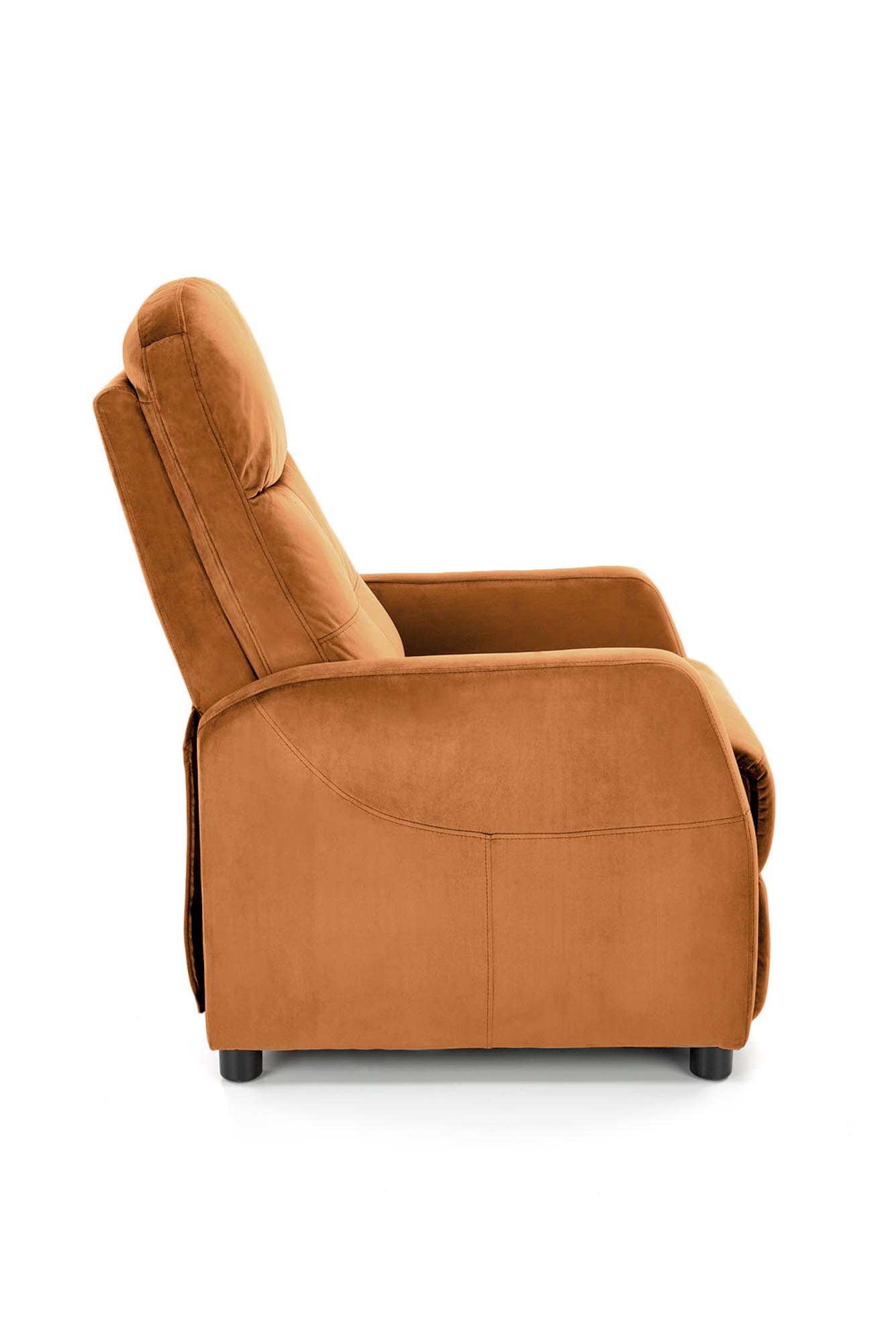 FELIPE 2 oddychové kreslo, látka škoricová