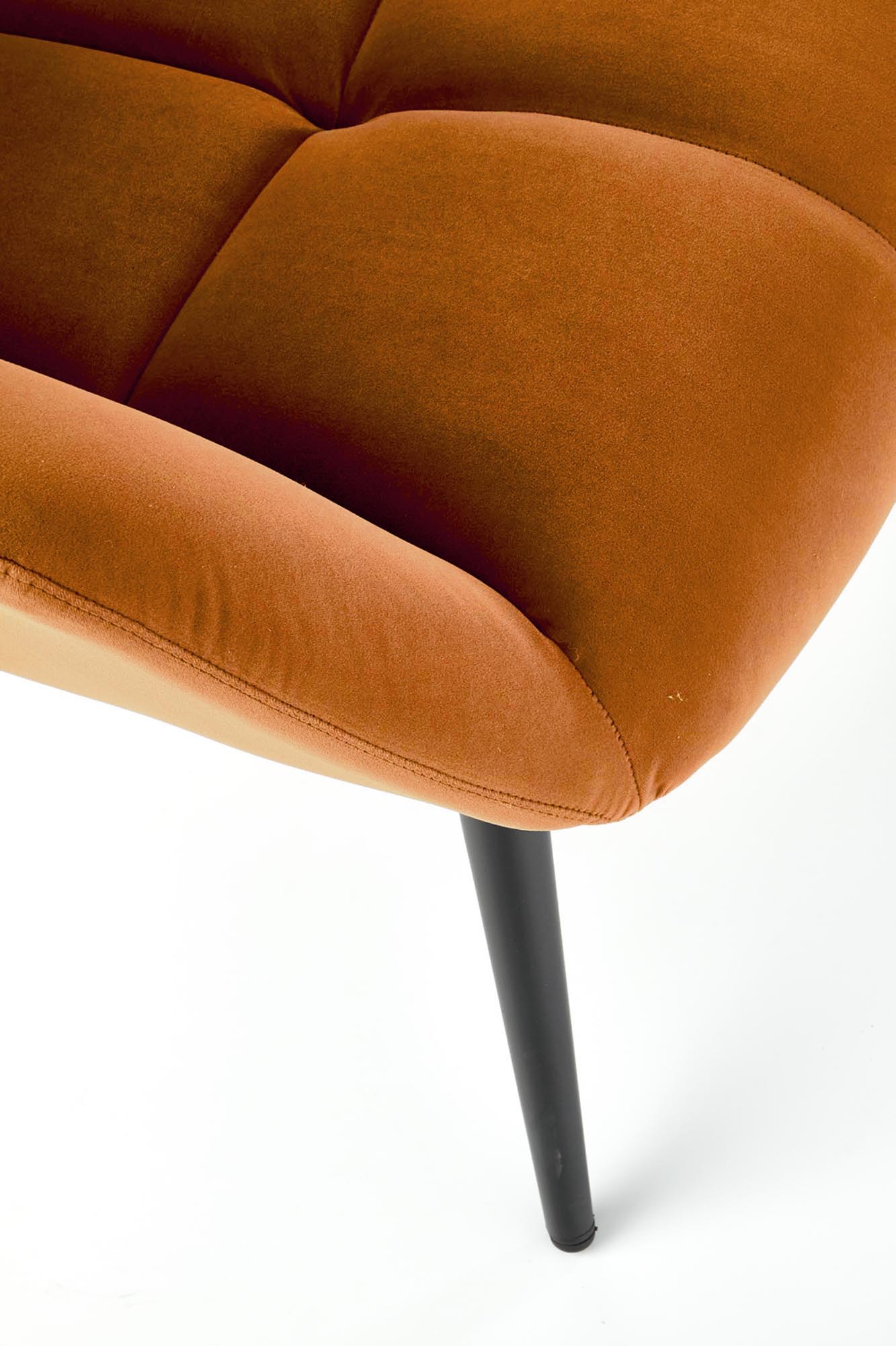 TYRION oddychové kreslo, látka škoricová/nohy čierne