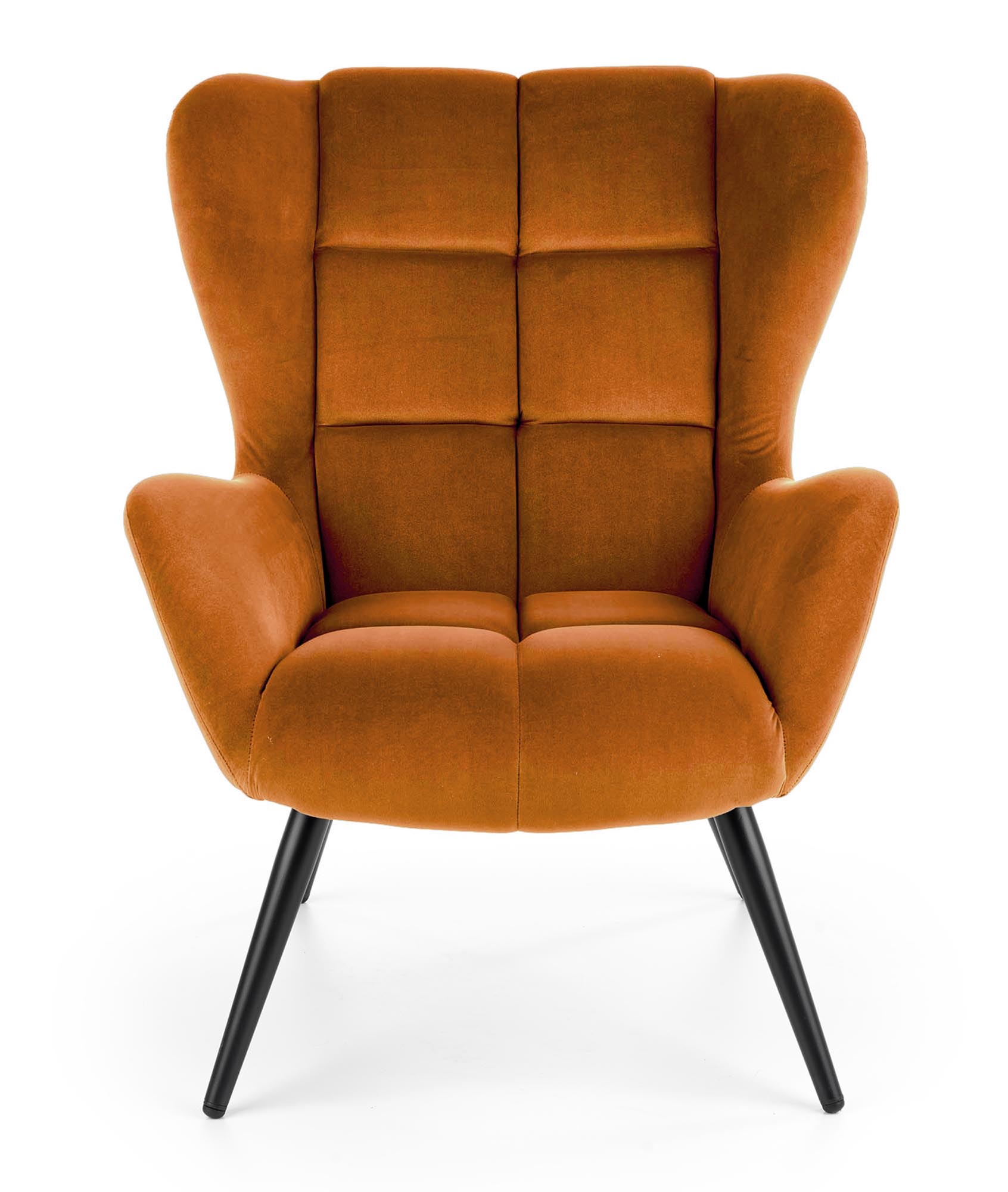 TYRION oddychové kreslo, látka škoricová/nohy čierne