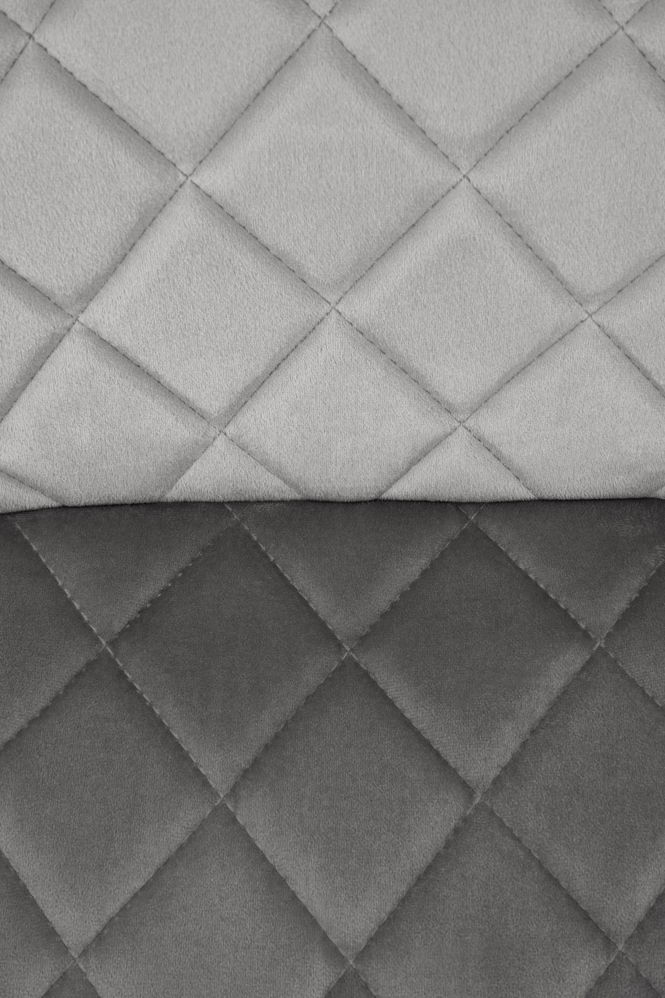 K525 jedálenská stolička, látka velvet, sivá