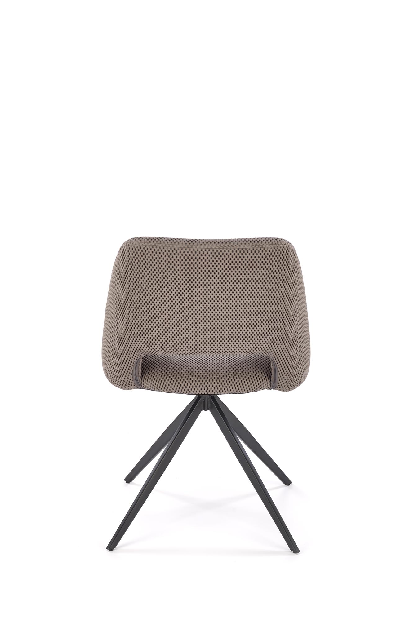 K546 jedálenská stolička otočná, látka velvet, sivá