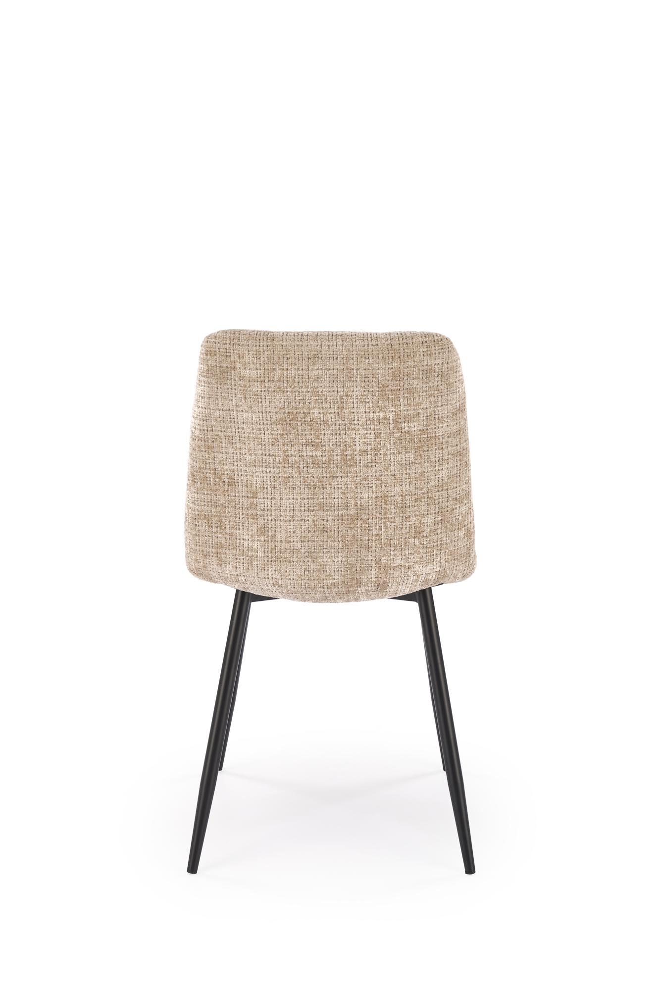 K547 jedálenská stolička otočná, látka velvet, béžová