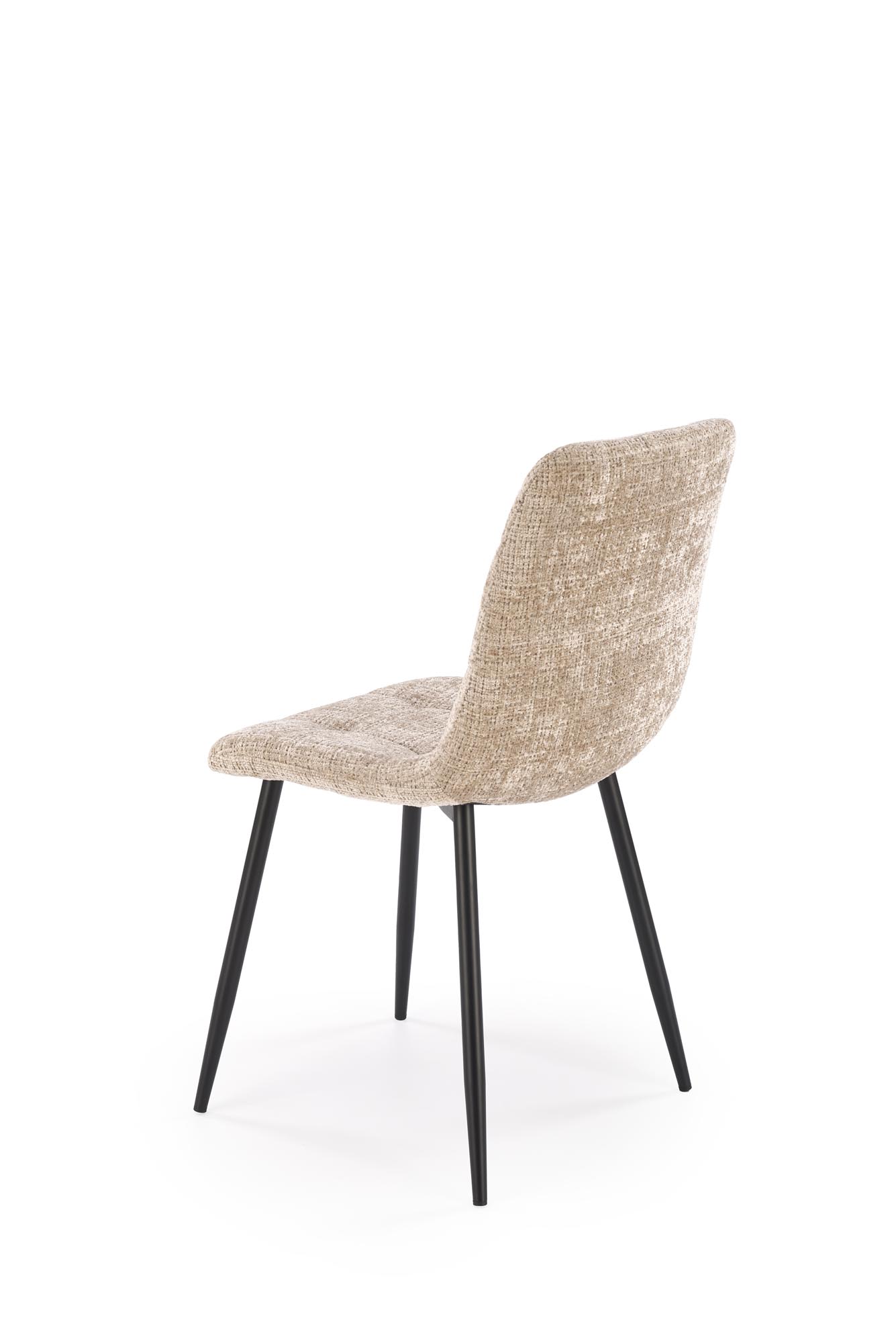 K547 jedálenská stolička otočná, látka velvet, béžová