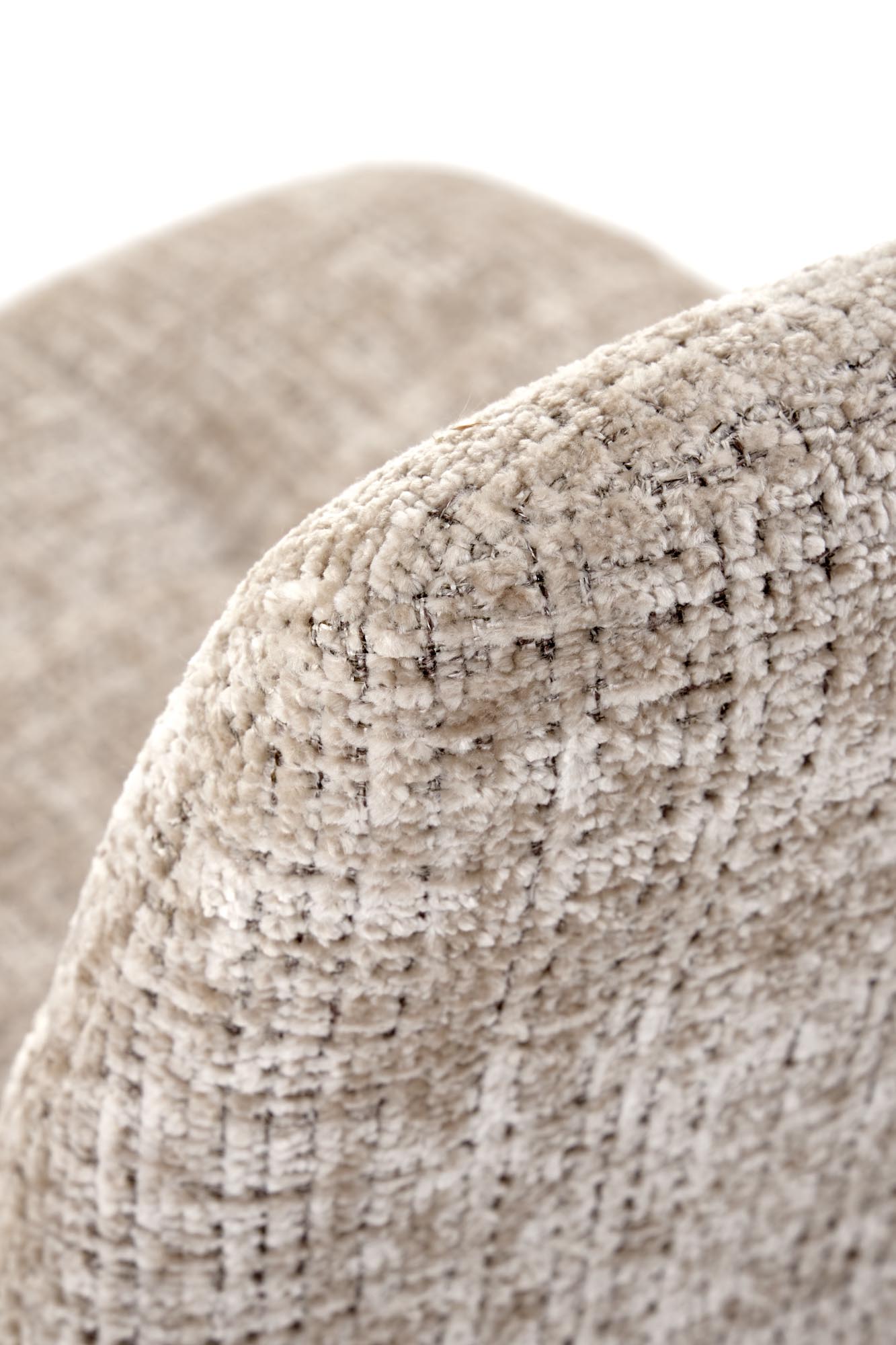 K547 jedálenská stolička otočná, látka velvet, béžová