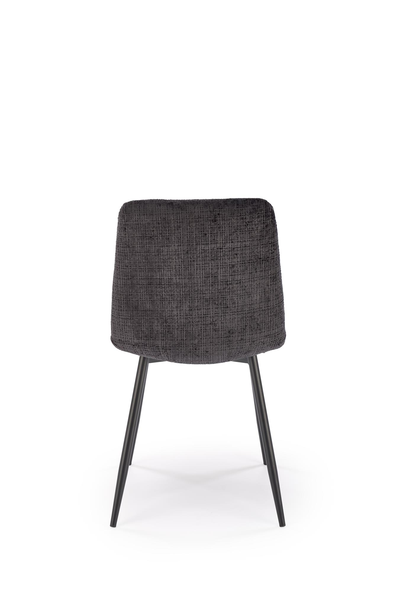 K547 jedálenská stolička otočná, látka velvet, čierna