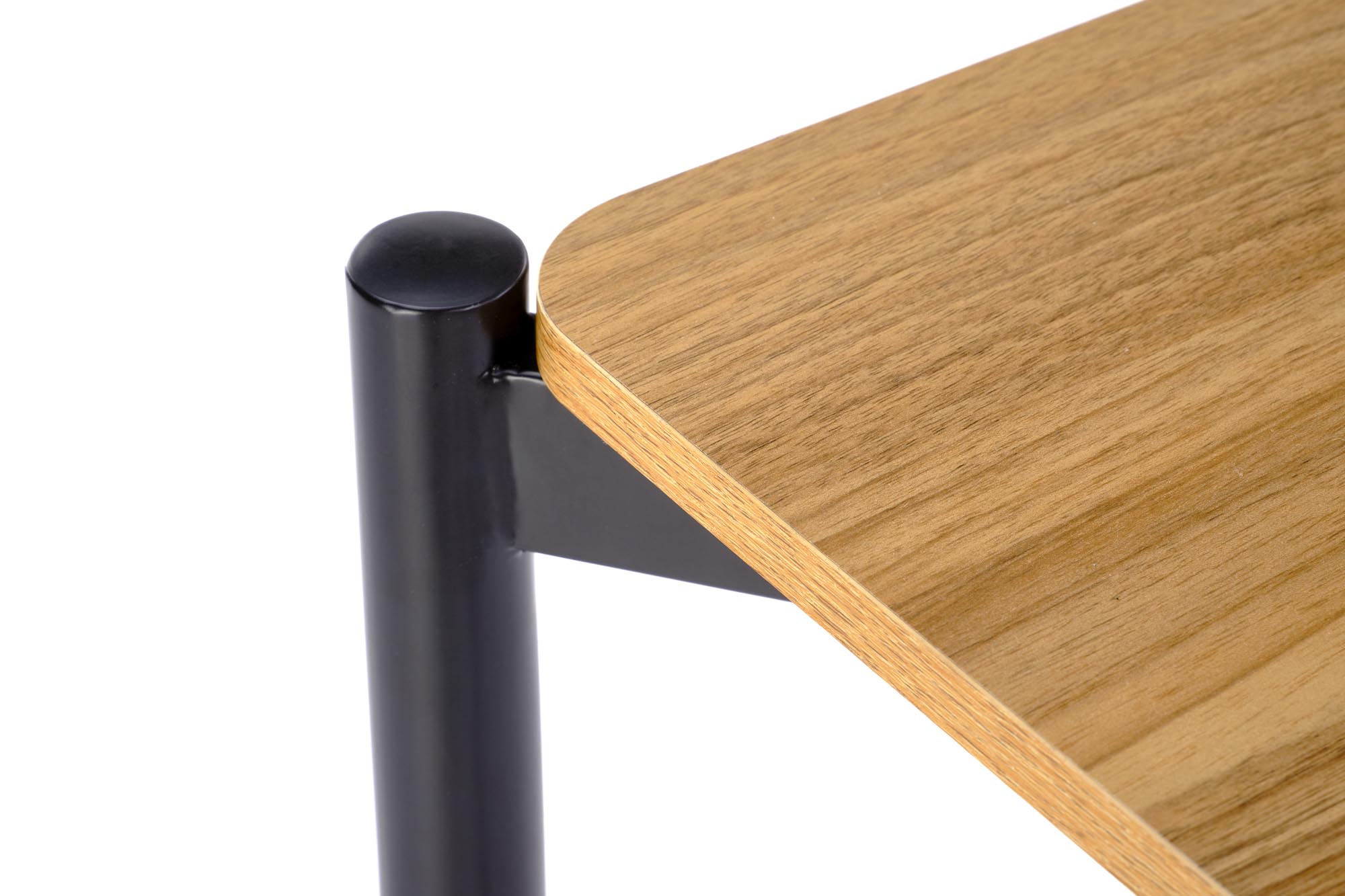 NANDO jedálenský stôl+2 stoličky, prírodná/čierna/jaseň