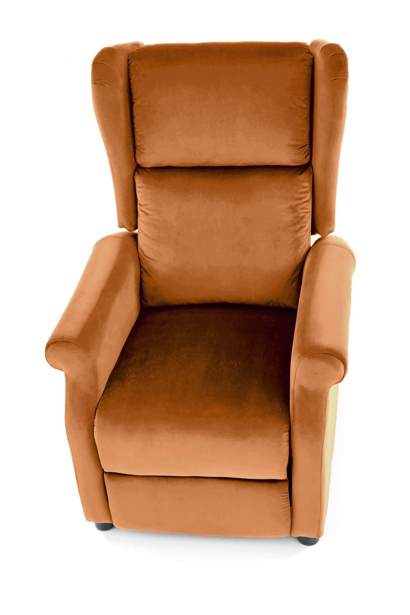 AGUSTIN 2 oddychové kreslo, škorícová látka