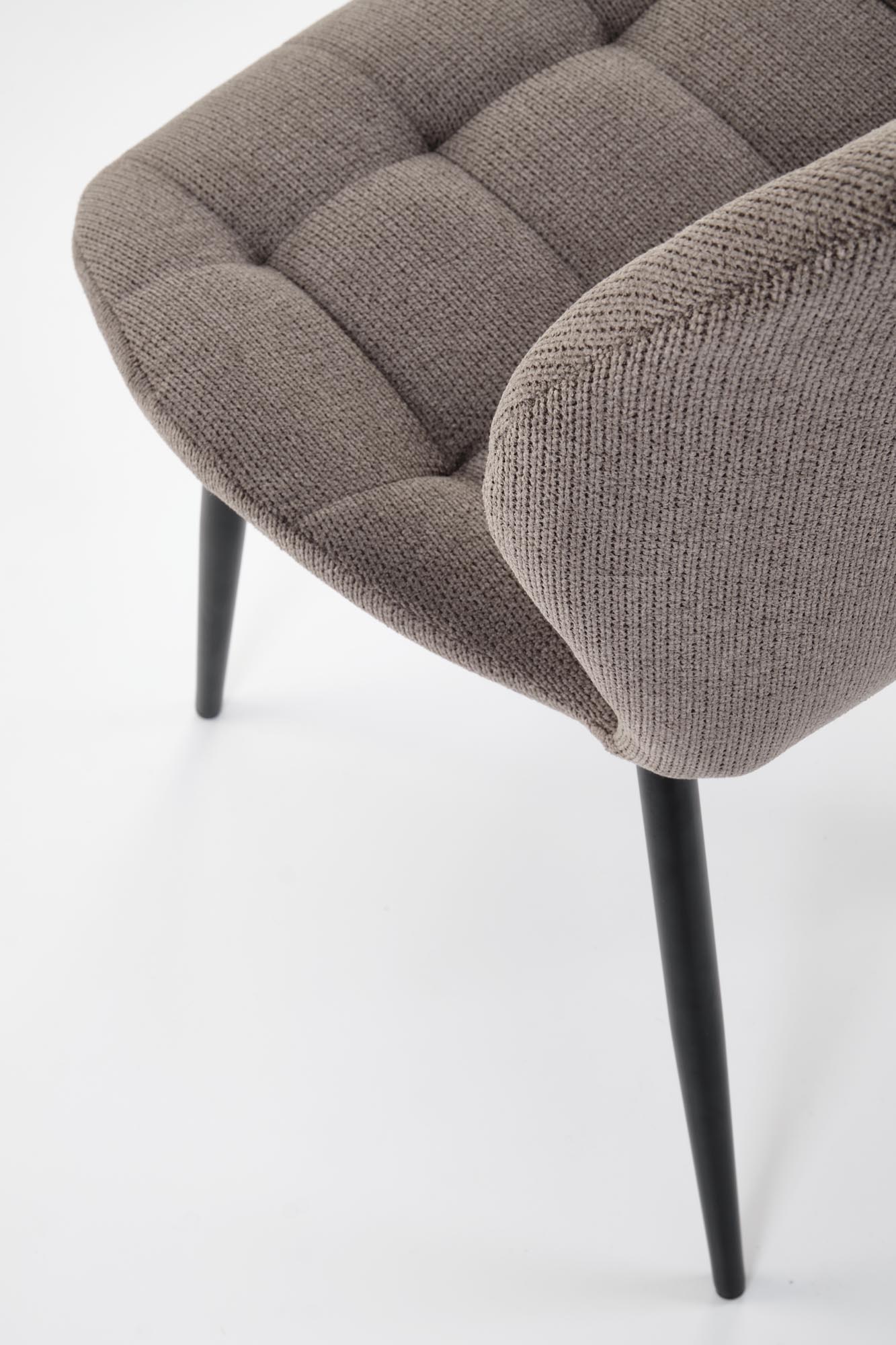 K548 jedálenská stolička, látka VARDO#11 sivá