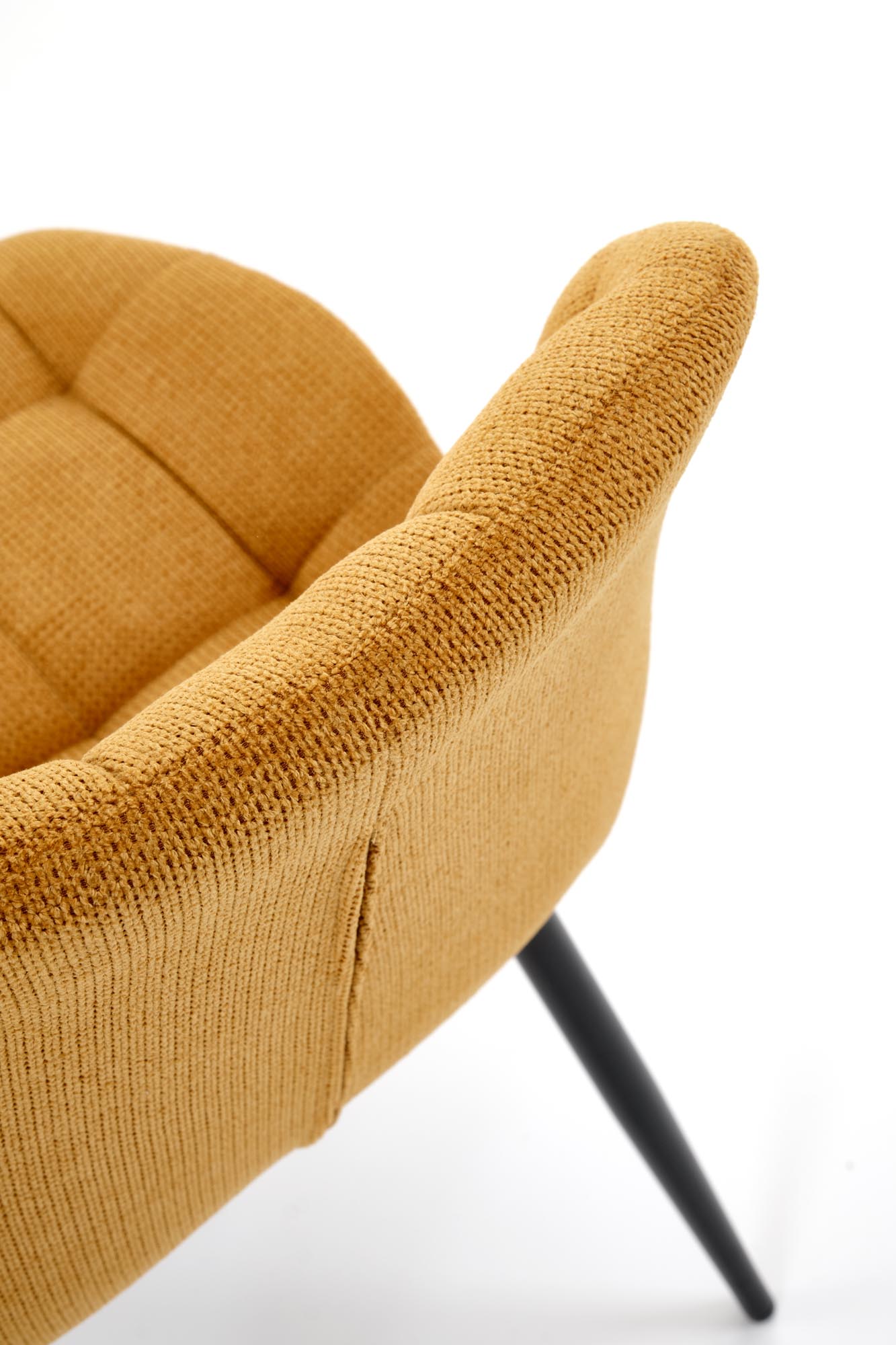 K548 jedálenská stolička, látka VARDO#66 horčicová