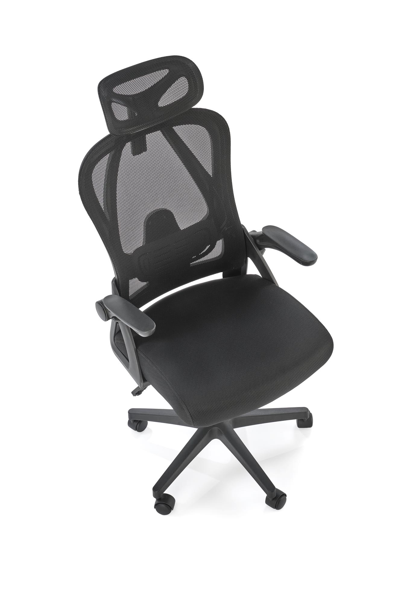 NEGRO kancelárske kreslo otočné s mechan.TILT, sieťovnina, čierne