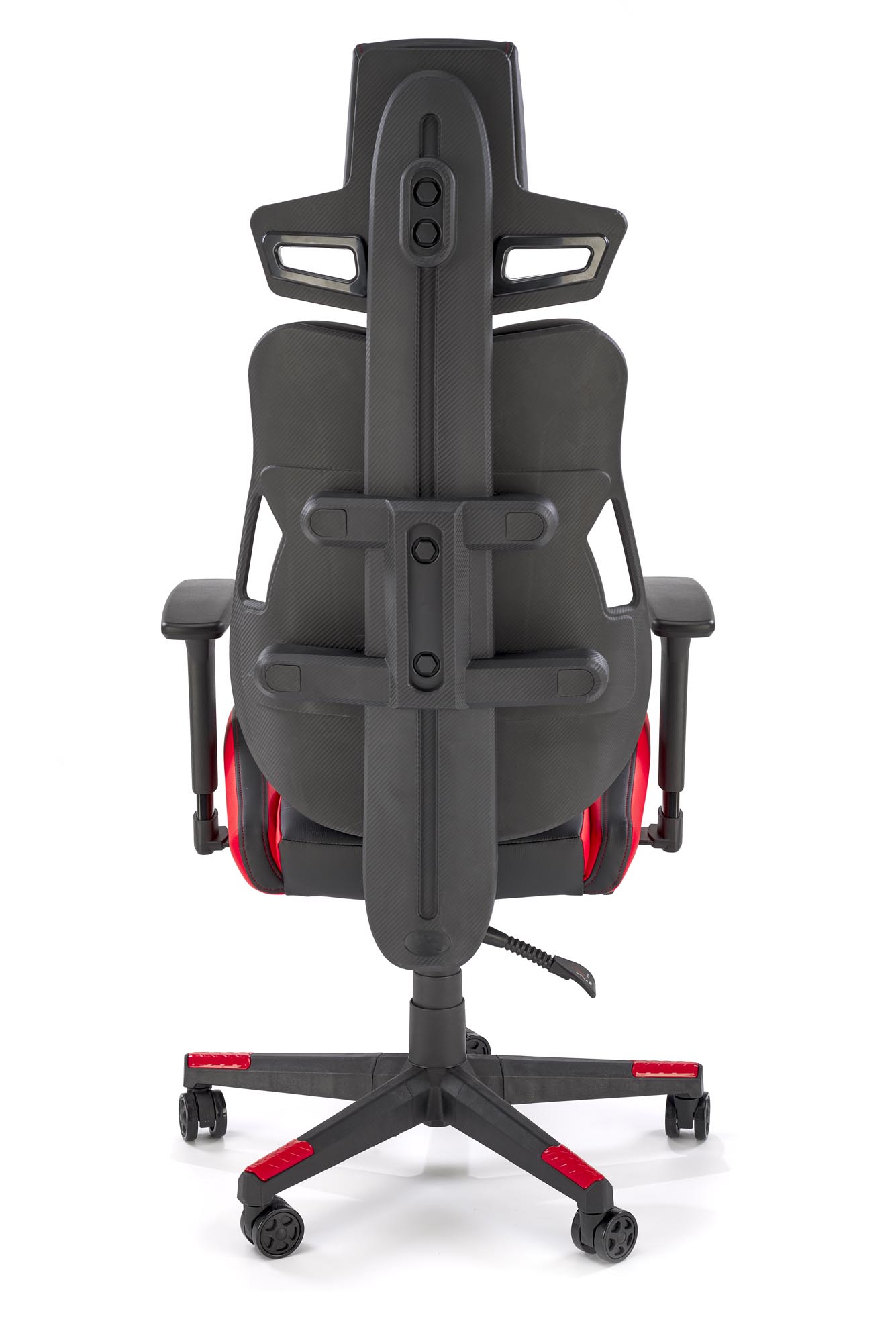 NITRO kancelárske kreslo otočné s mechan.MULTIBLOCK,tkanina čierne/červené