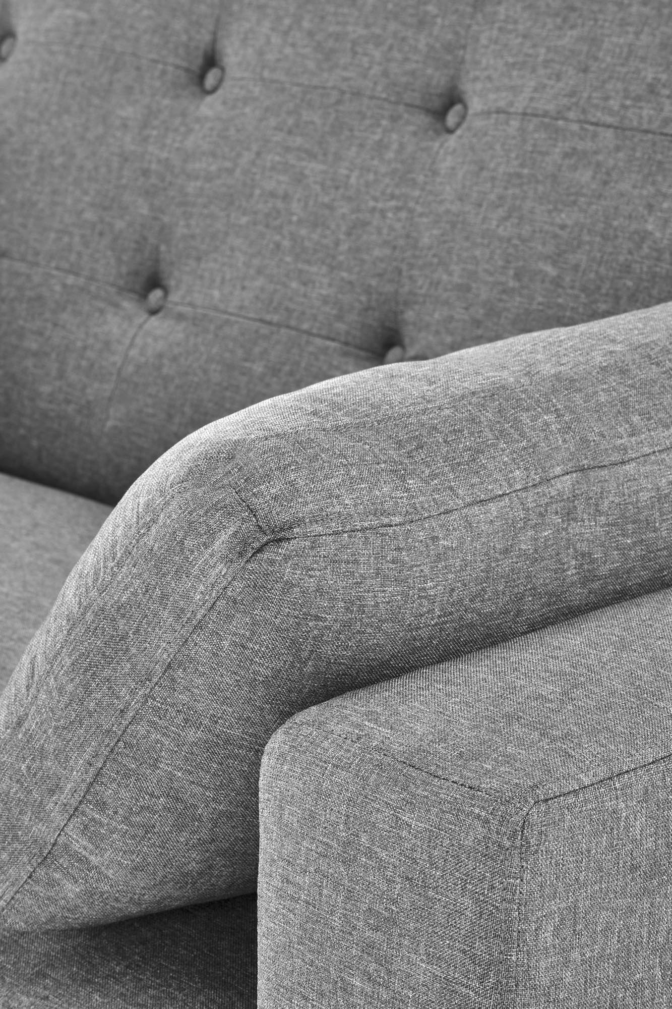 PAULINIO pohovka rozkladacia, látka velvet sivá