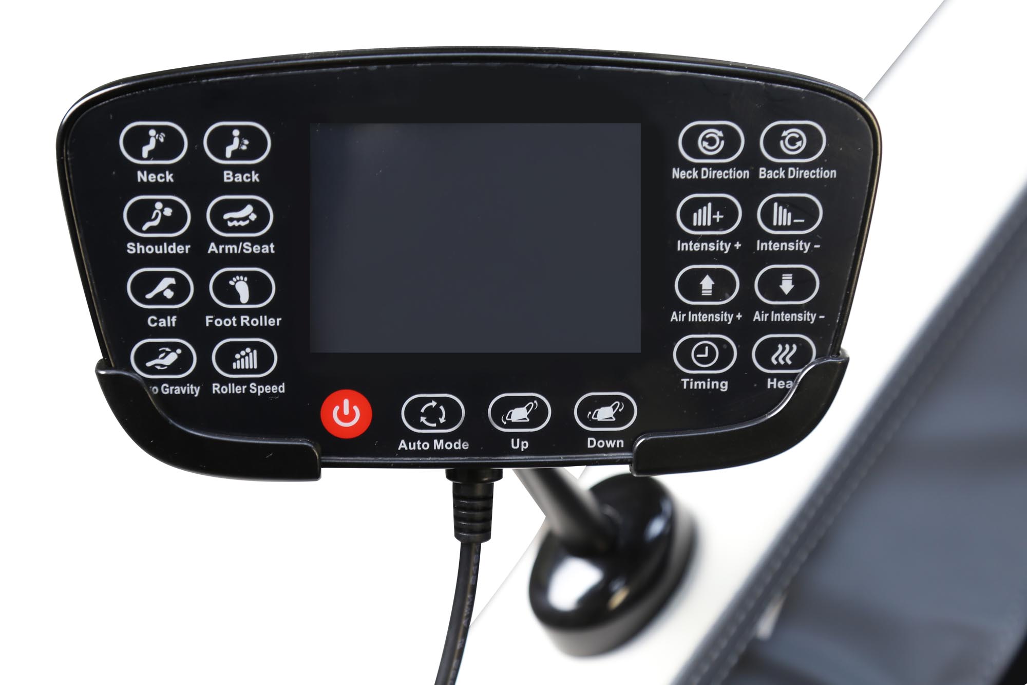 SOLARIA oddychové kreslo polohovacie elektrické+20 prog., ekokoža krémová/sivá