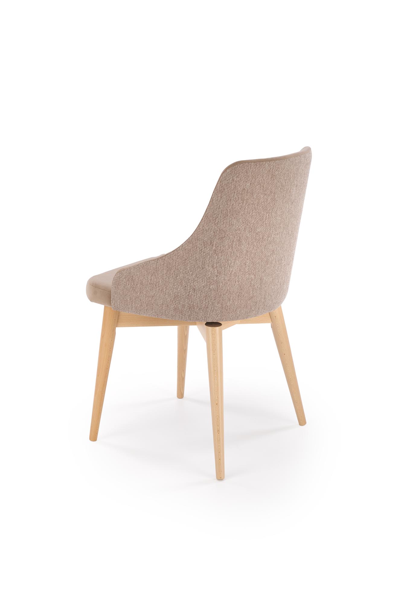 MALAGA stolička otočná, masív-buk/látka MAVEL38/ béžová STELAR16