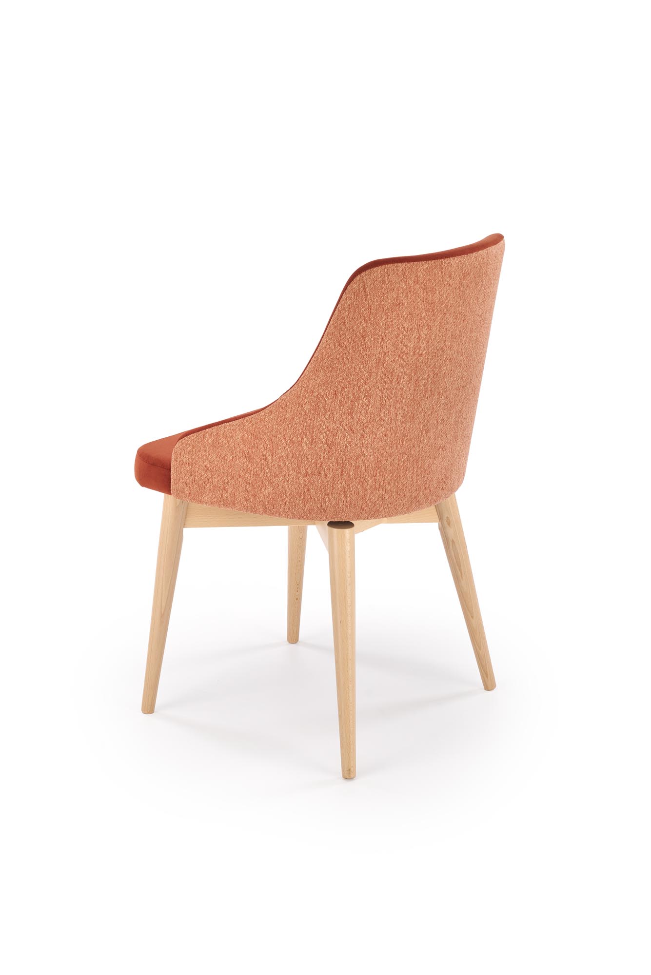 MALAGA stolička otočná, masív-buk/látka MAVEL44/škoricová STELAR54