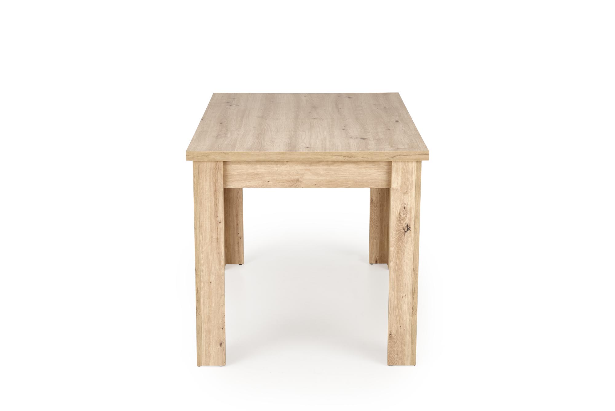 BAGIO stôl jedálenský, 120-160x80, doska lamin dub artisan/ dub artis.