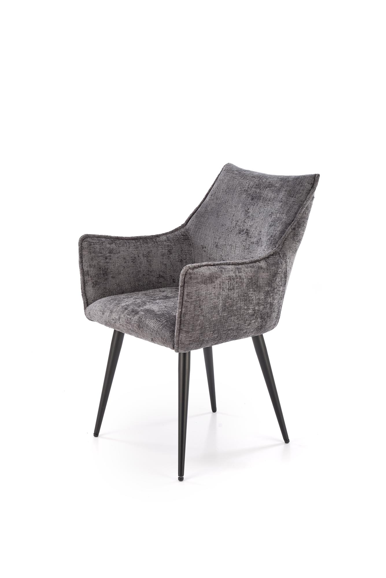 K559 jedálenská stolička, látka velvet, sivá