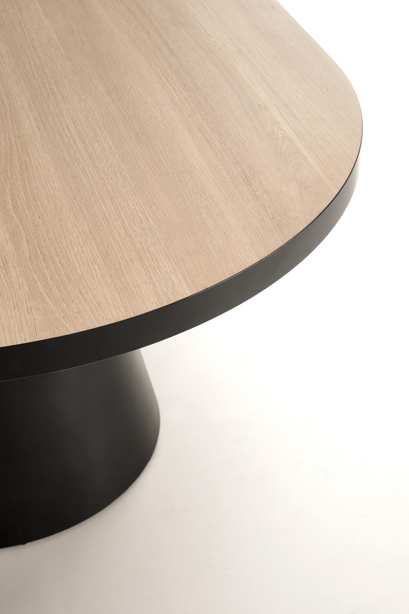 GIACOMO stôl jedálenský 180-240/100/76/78cm, MDF/oceľ, prírodná/čierna