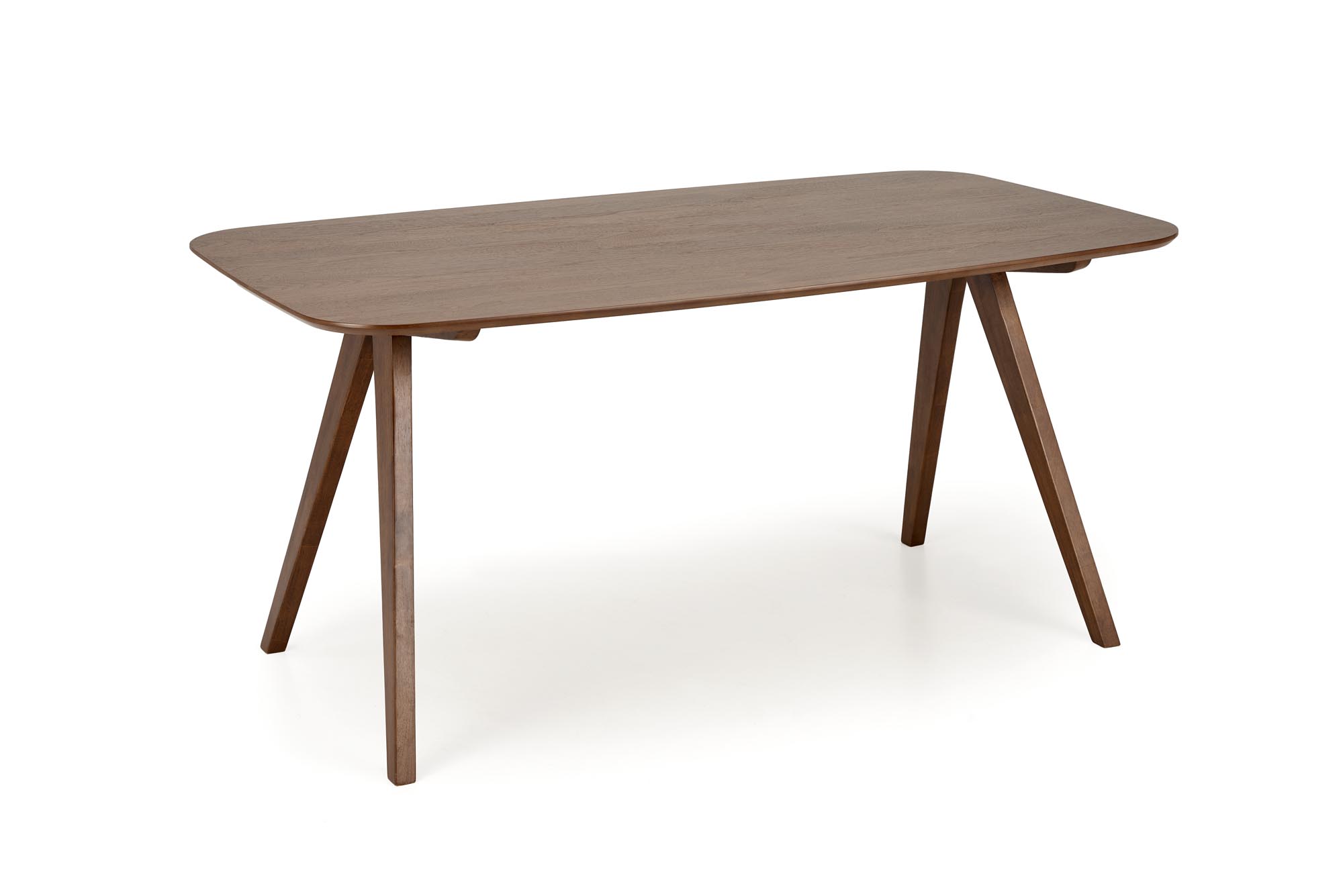 MIGUEL jedálenský stôl 160/90/75/131cm, MDF/dýha, orech/orech