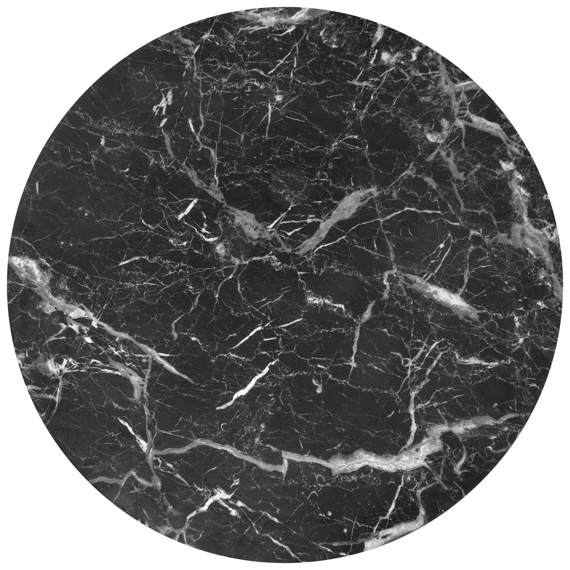 JAVA konferenčný stolík sada 2ks, mramor/oceľ, čierna/čierna