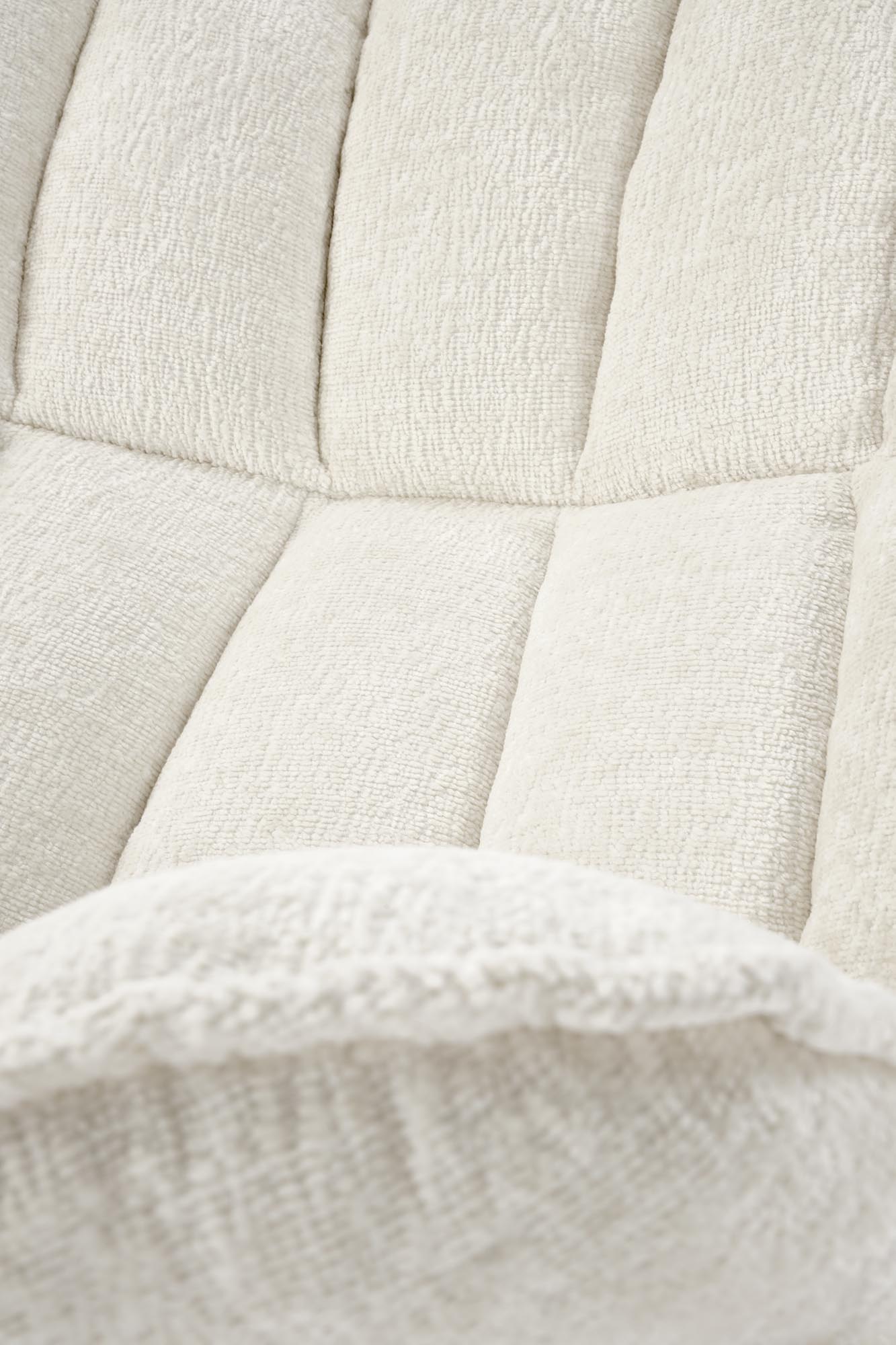 FOFANA oddychové kreslo, látka krémová