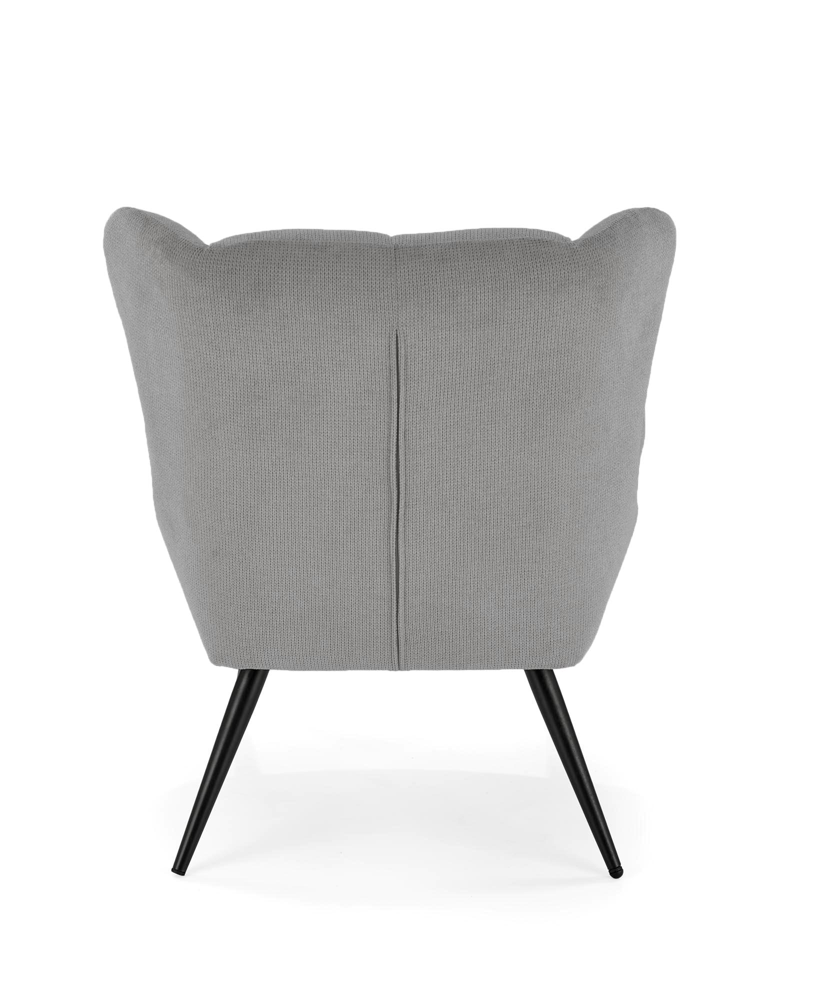 BYRON kreslo, látka VARDO#11/ oceľ, sivá/ čierna