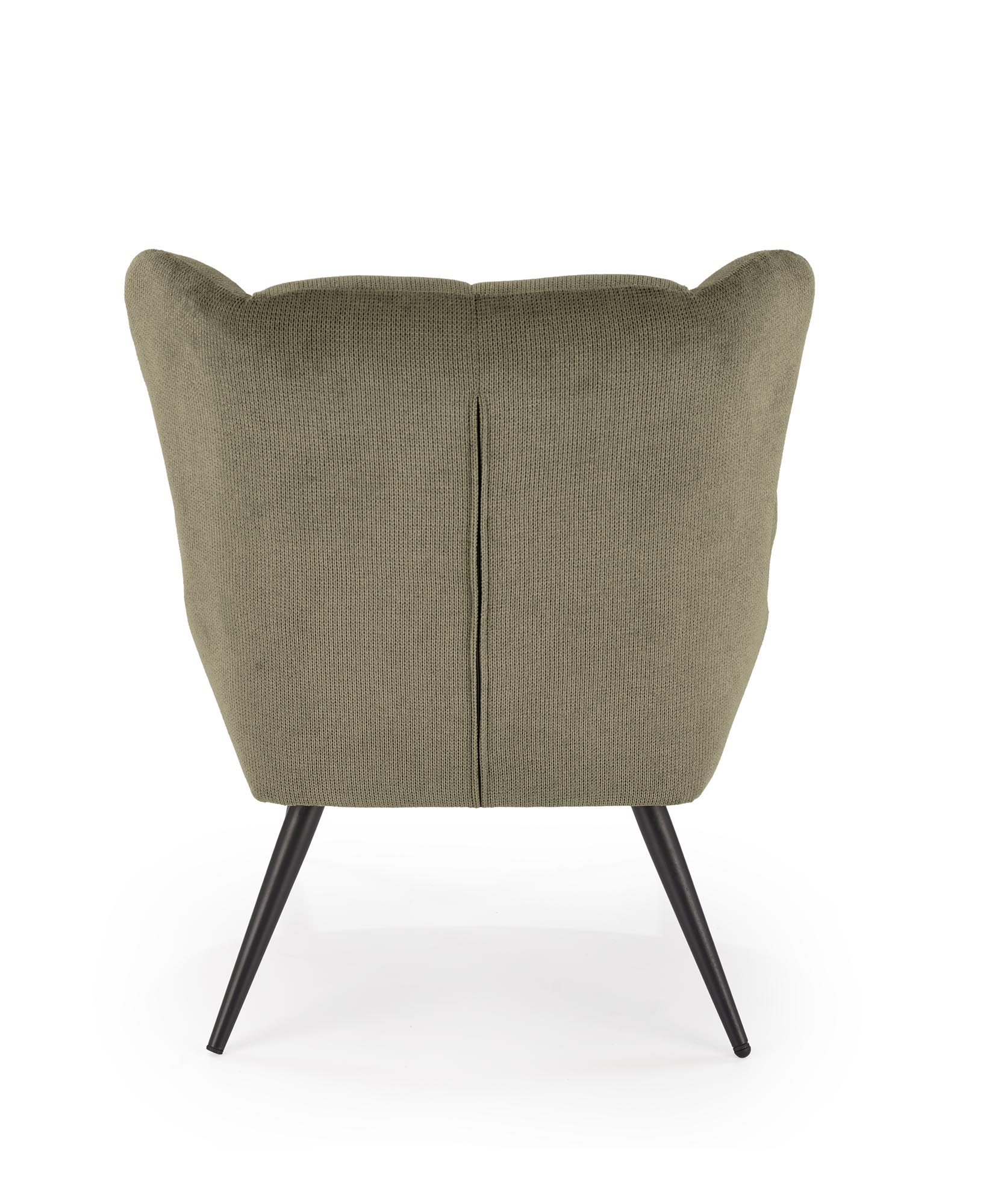 BYRON kreslo, látka VARDO#74/ oceľ, olivová/ čierna