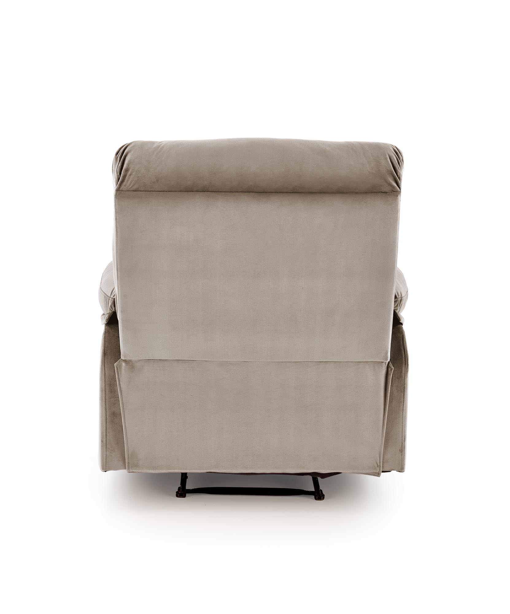 DRAGER kreslo rozkladacie , velvet/oceľ, béžová