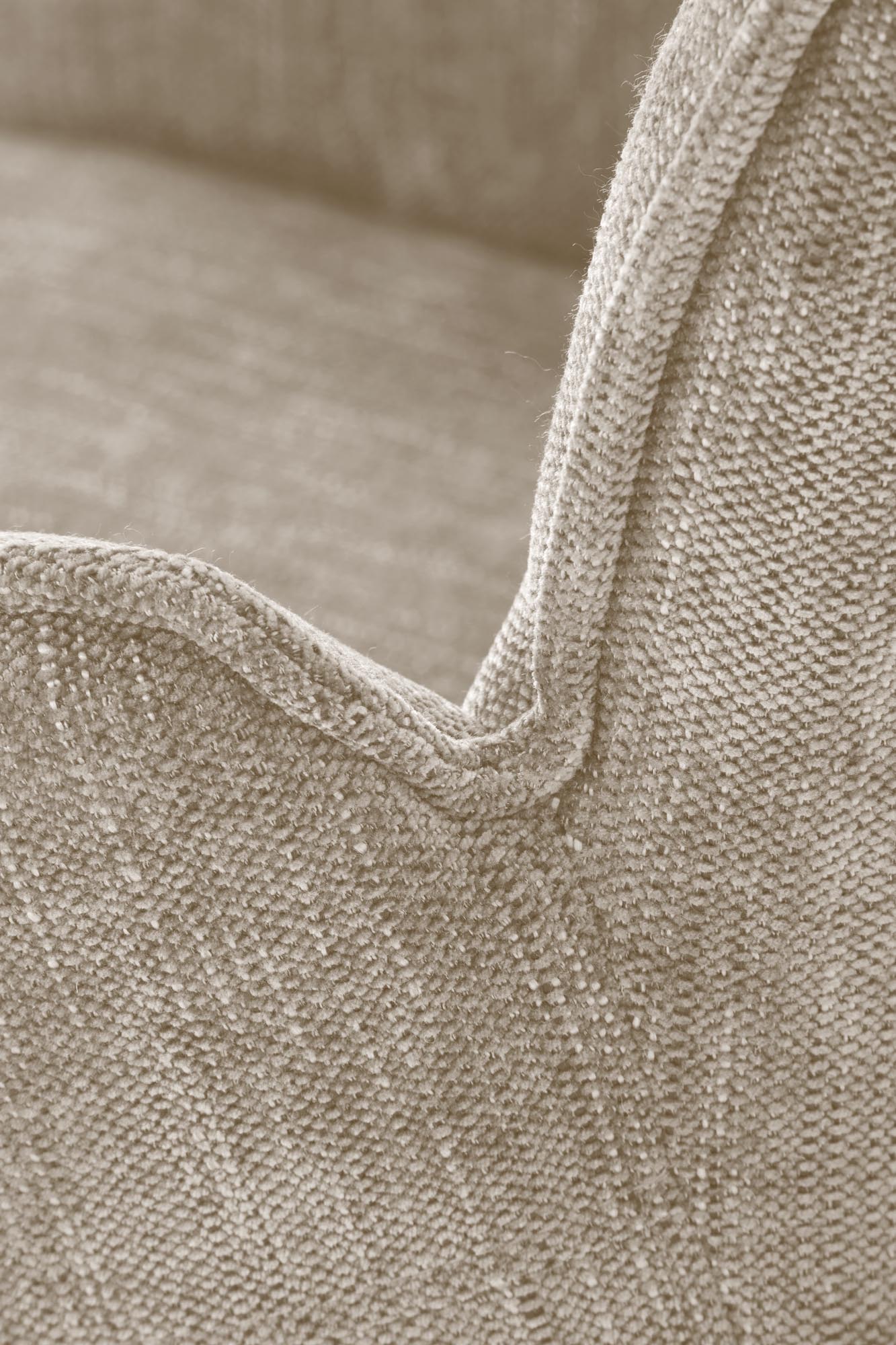 K553 jedálenská stolička otočná, látka ODIN#28 béžová