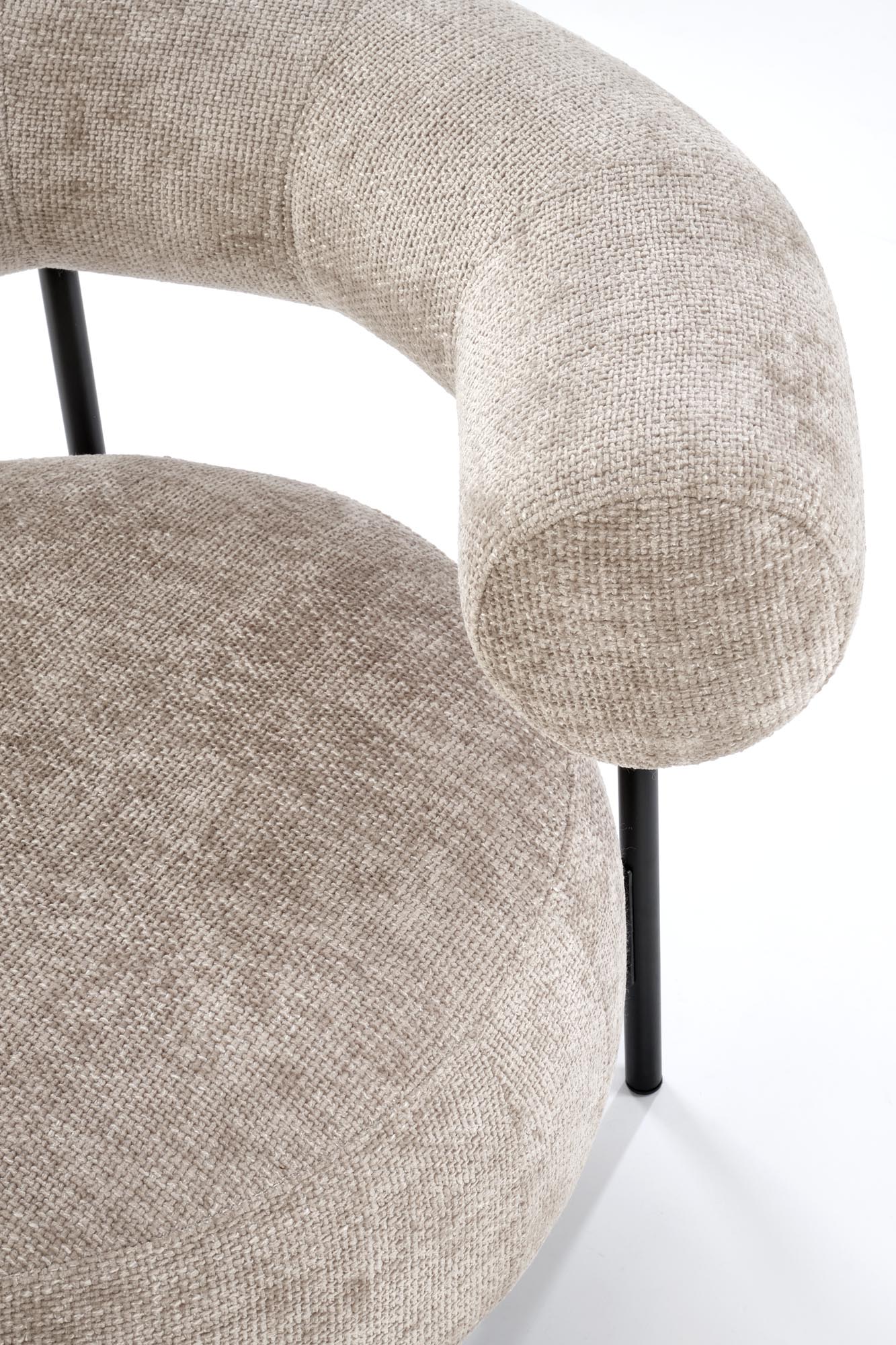 HAZARD kreslo, látka HAGA #30 béžová