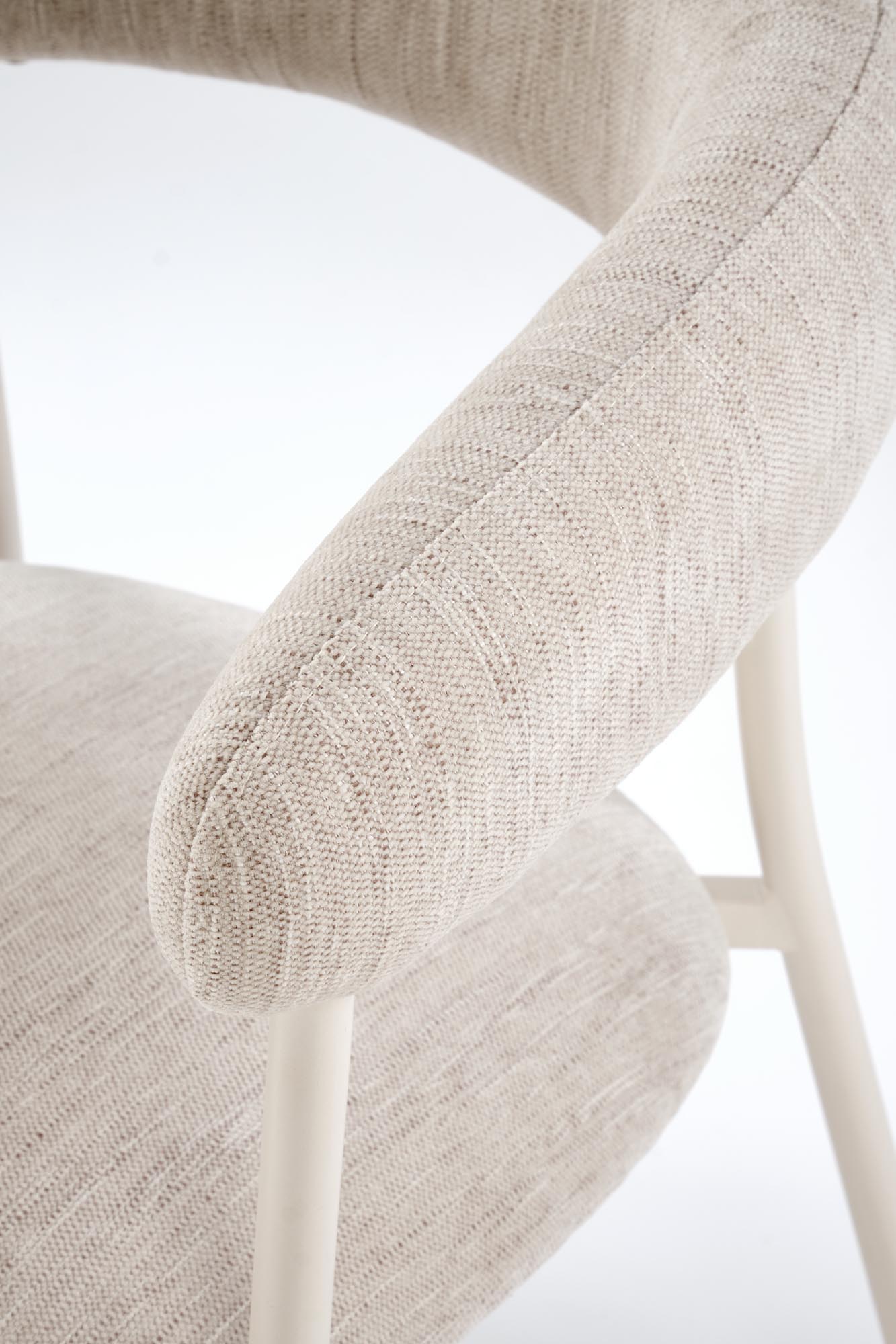 K557 jedálenská stolička, látka ODIN#24 svetlobéžová