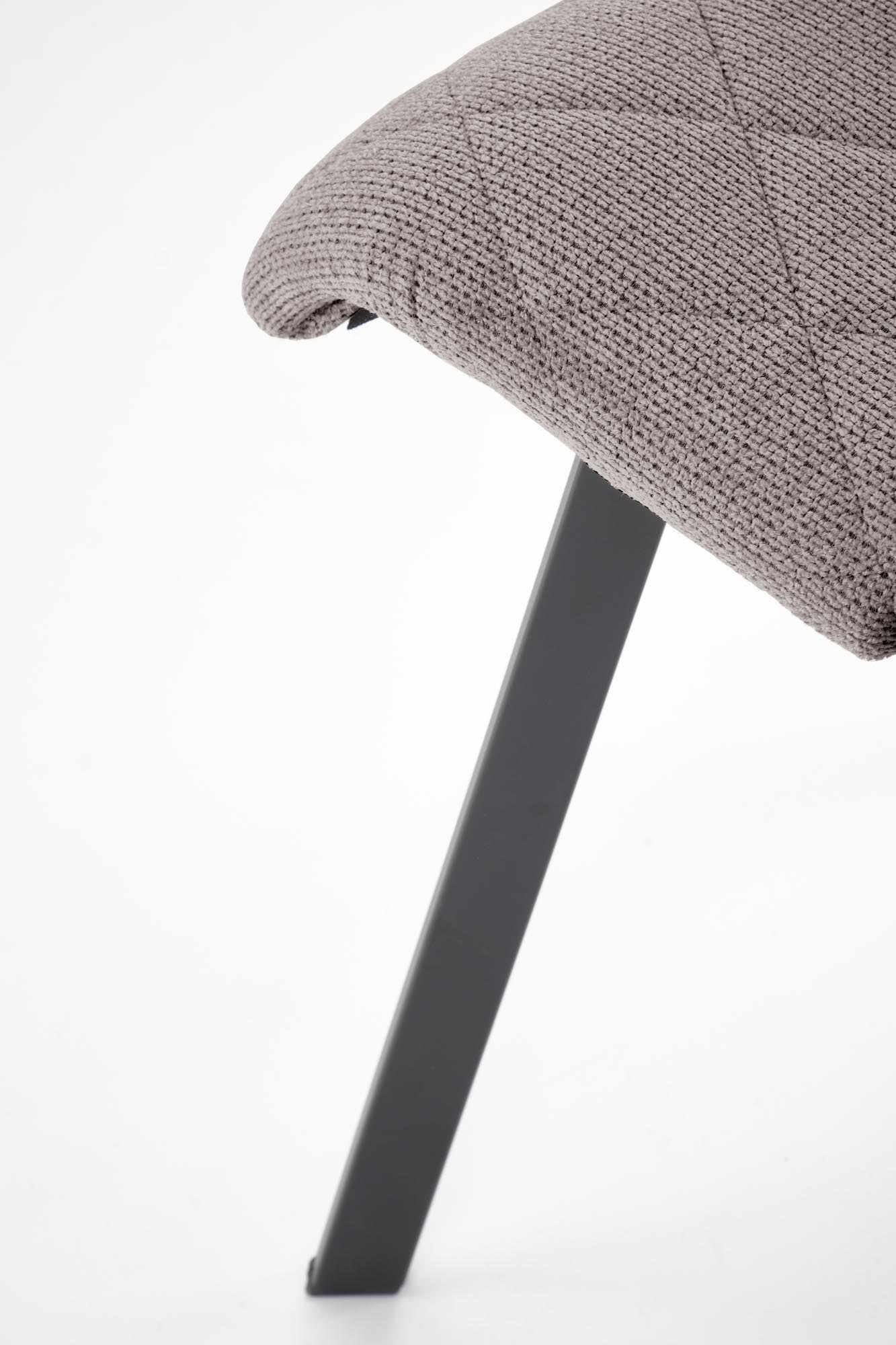 K561 jedálenská stolička, látka VARDO#11 sivá