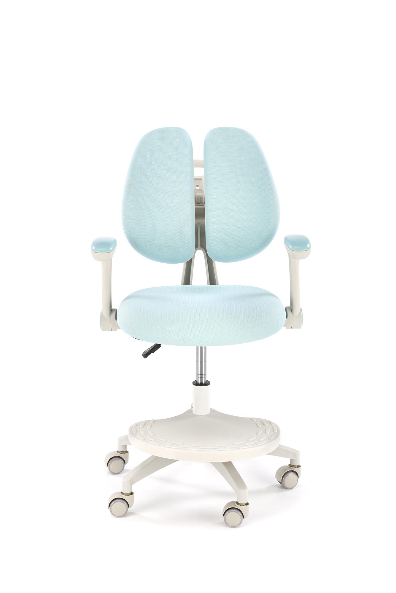 PANCO kancelárske kreslo otočné s mechanizmom, tkanina,  bledomodrá