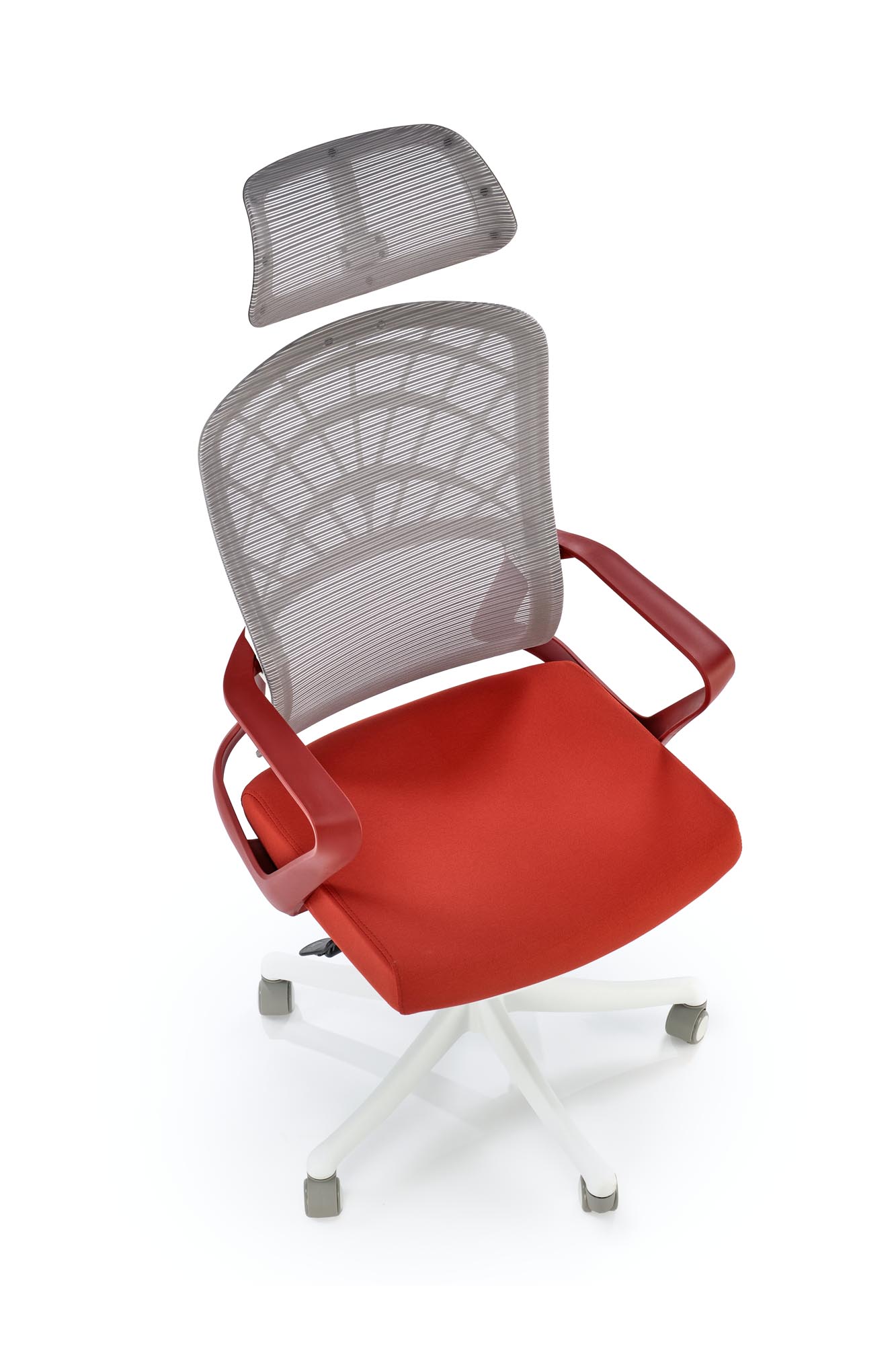 VESUVIO 2 kancelárske kreslo otočné s mechan.TILT,sieťovnina,škoricová/biele