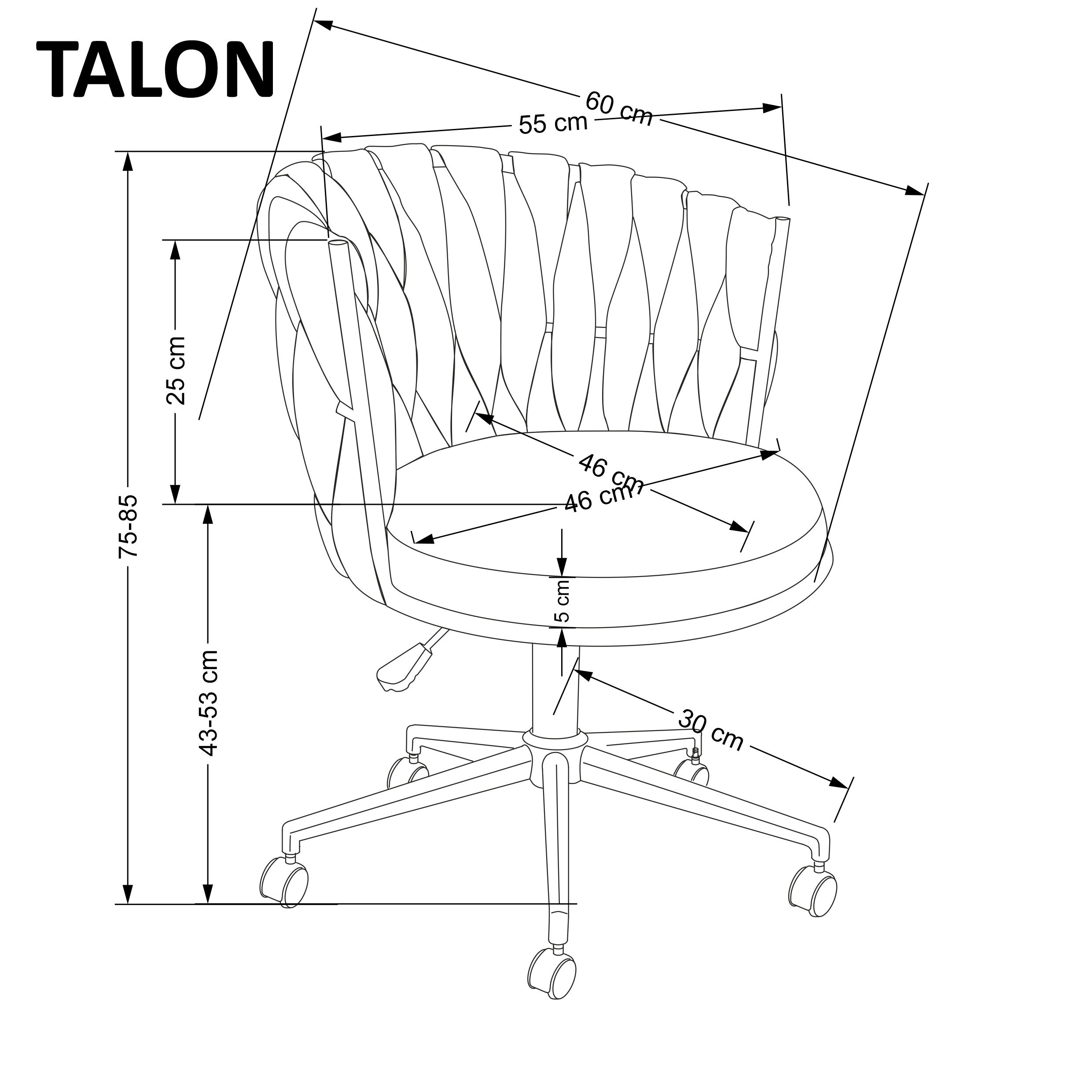 Křeslo TALON Halmar (foto 19)