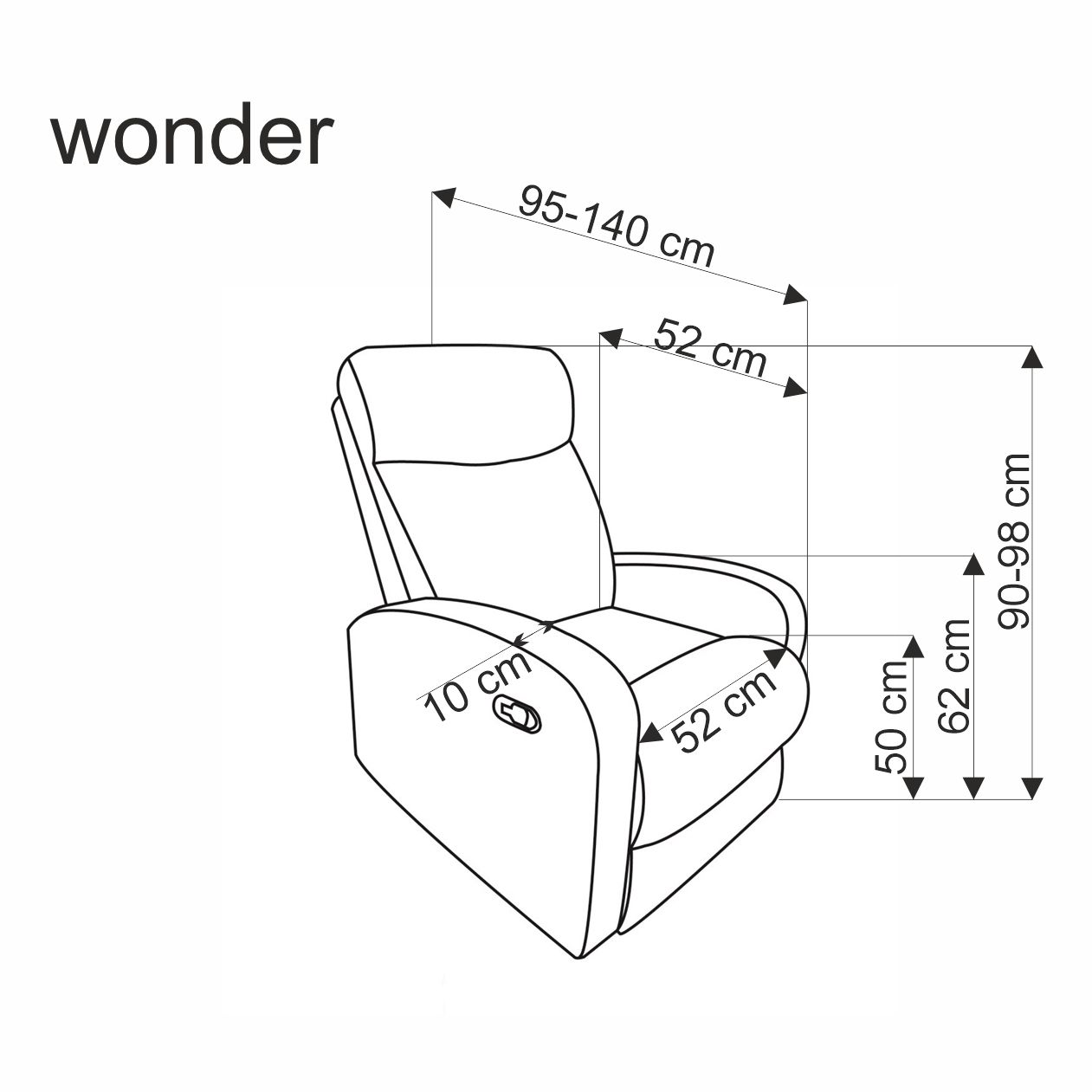 Rozkládací křeslo WONDER Halmar (foto 34)