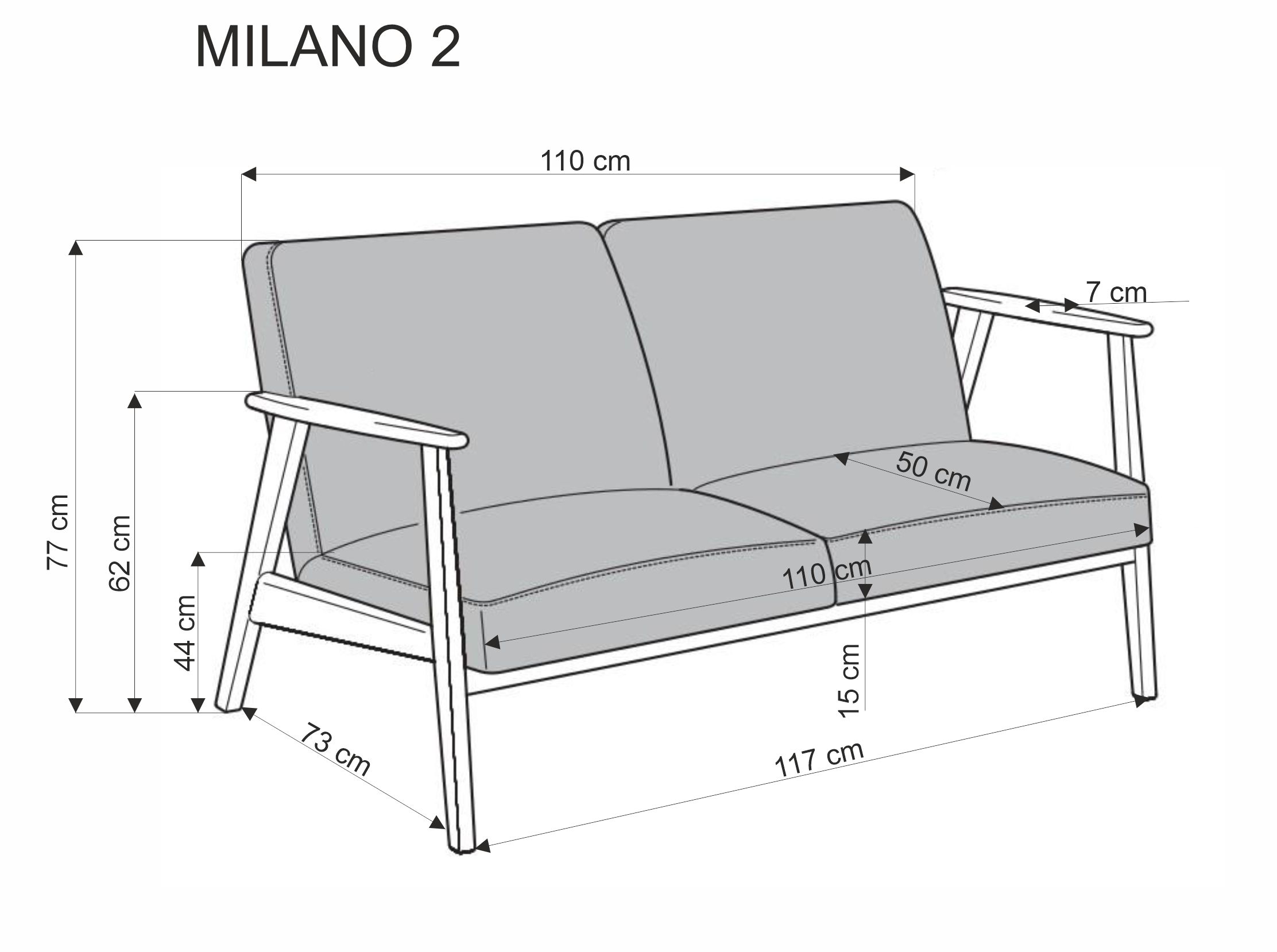 Pohovka MILANO 2S Halmar (foto 16)