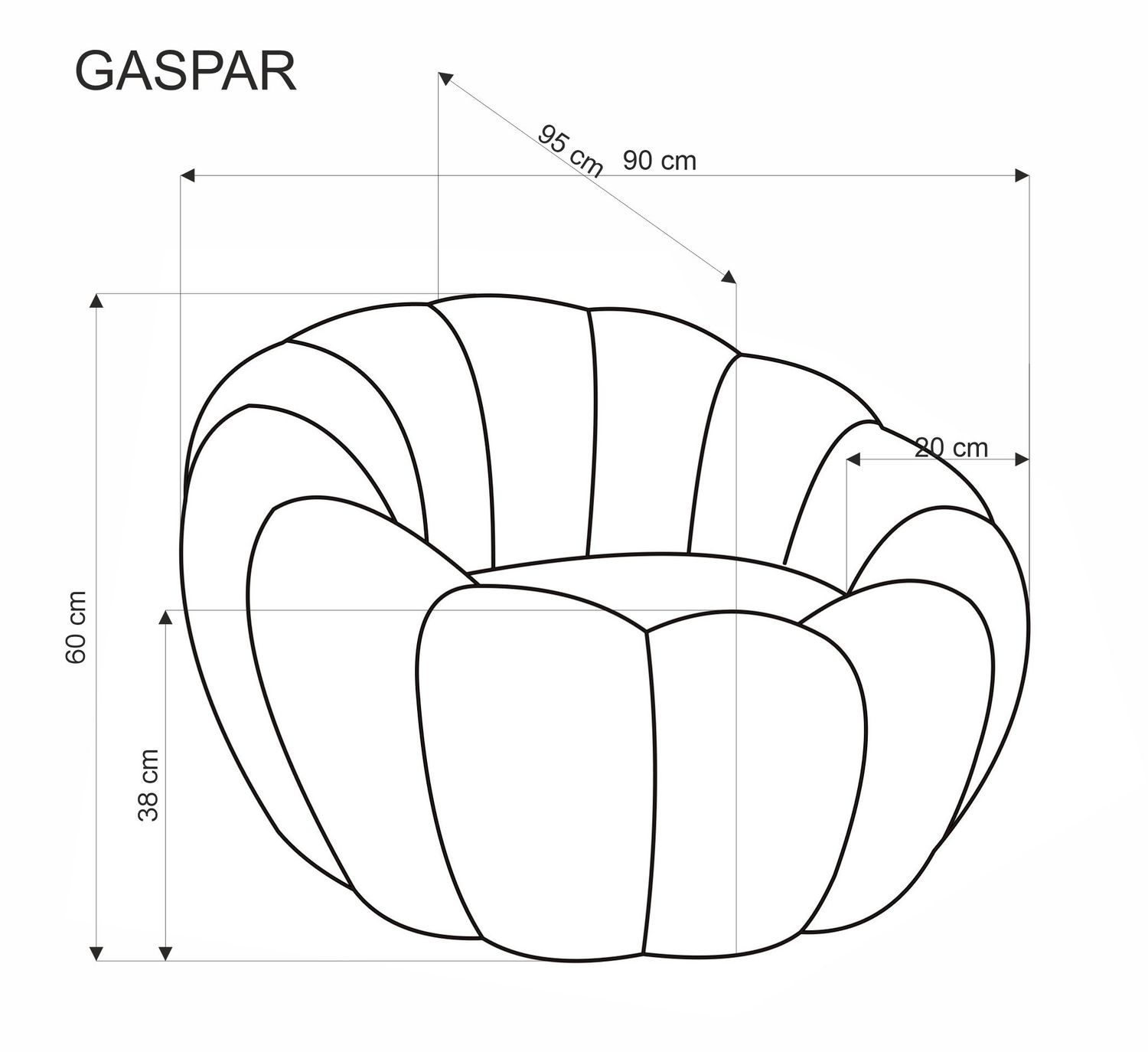 Relaxační křeslo GASPAR Halmar (foto 16)
