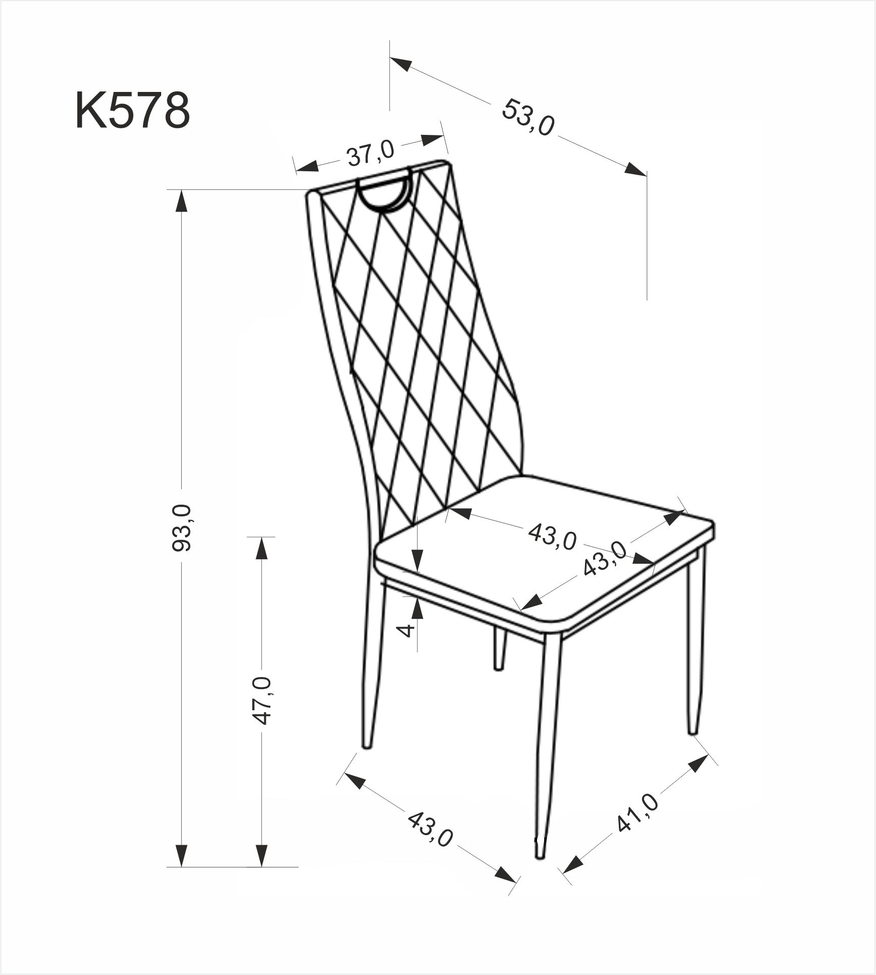 Jídelní židle K578 Halmar (foto 25)