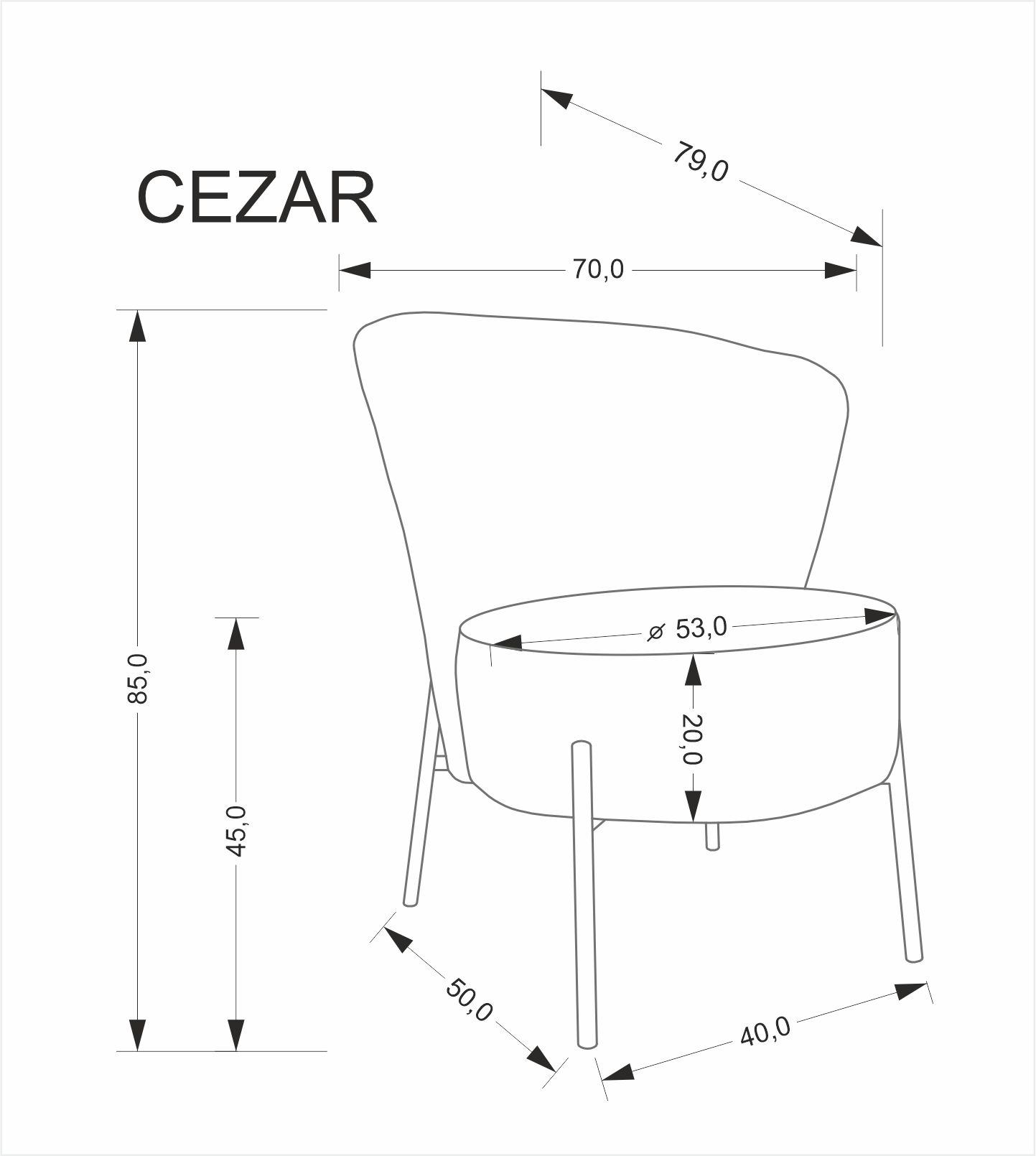 Relaxační křeslo CEZAR Halmar (foto 16)