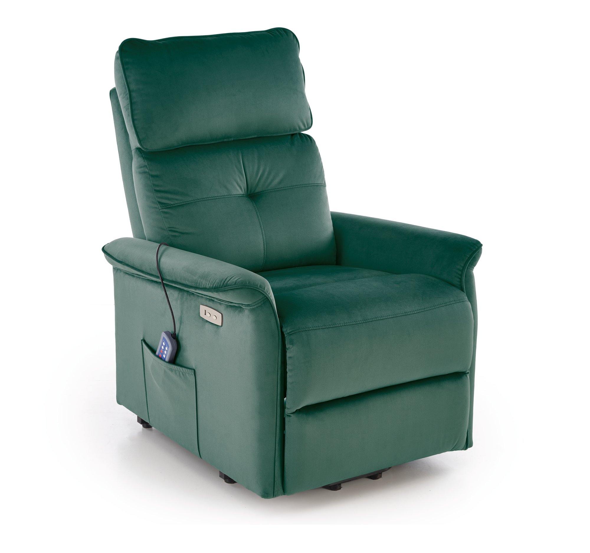 SEMIR 2 relaxačné kreslo, tmavozelené