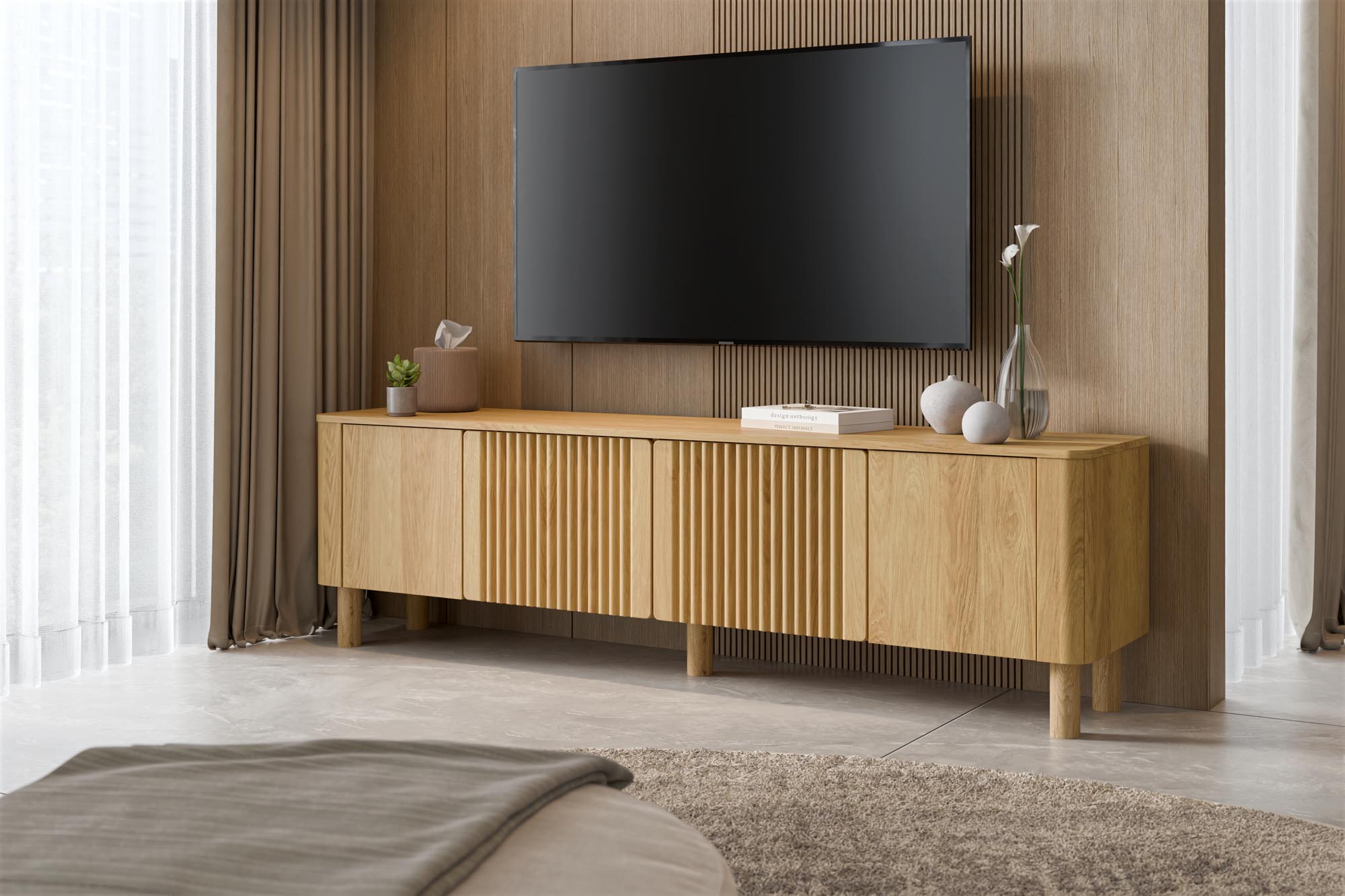 TV stolek ARANGO RTV-2 190 cm Halmar (foto 7)
