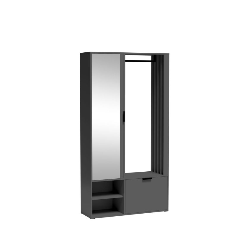 Šatní sestava MILO – Varianta graphite Halmar